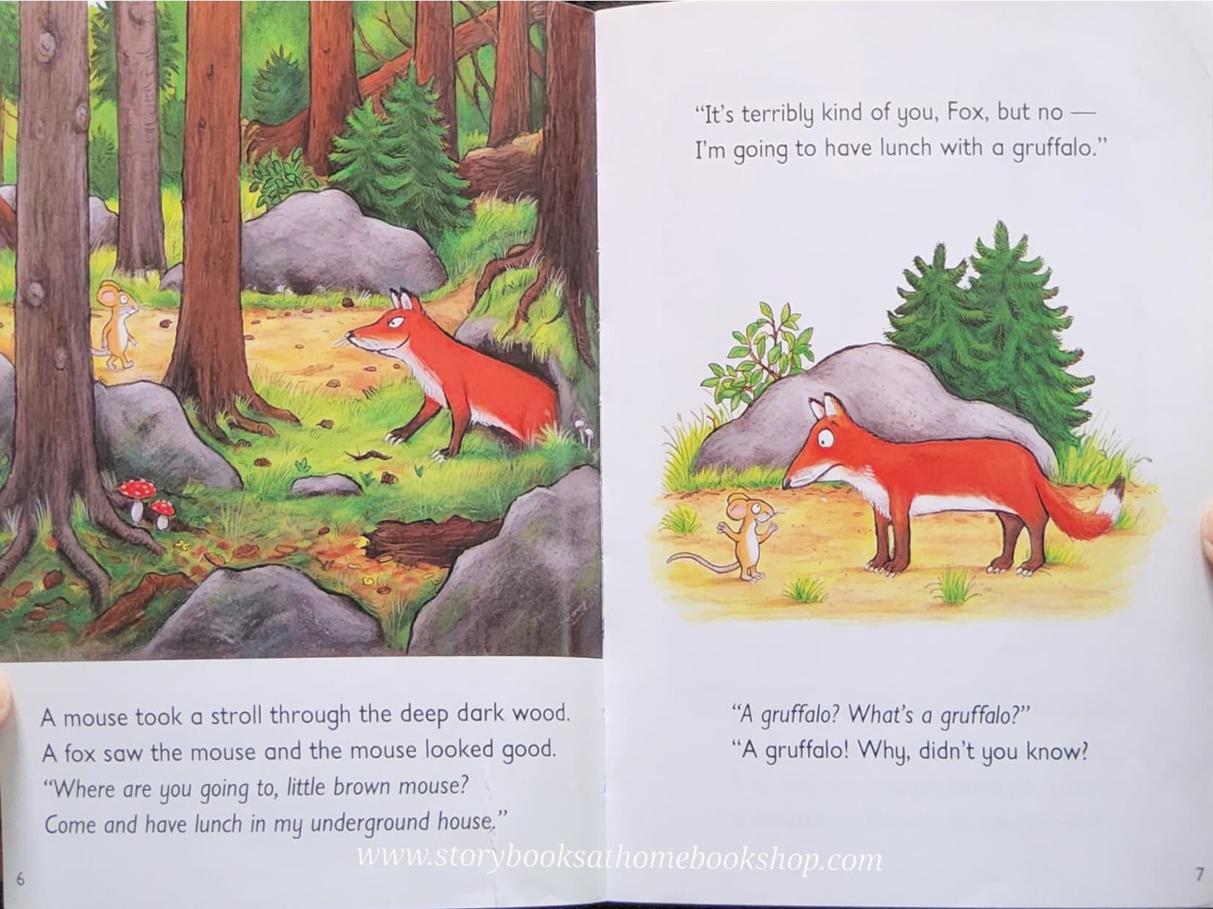 หนังสือนิทานปกอ่อน** 🍅🍅LET'S READ: THE GRUFFALO BY JULIA DONALDSON.AXEL SHEFFLER (ฉบับพกพา)