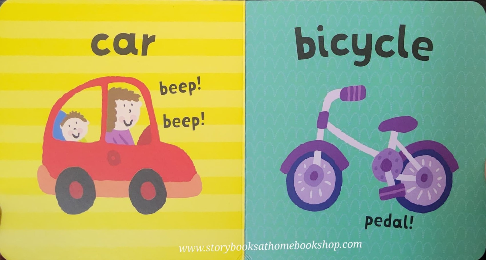 Board Book** 🍅🍓BABY'S FIRST WORDS:THINGS THAT GO BY BLOOMSBURY