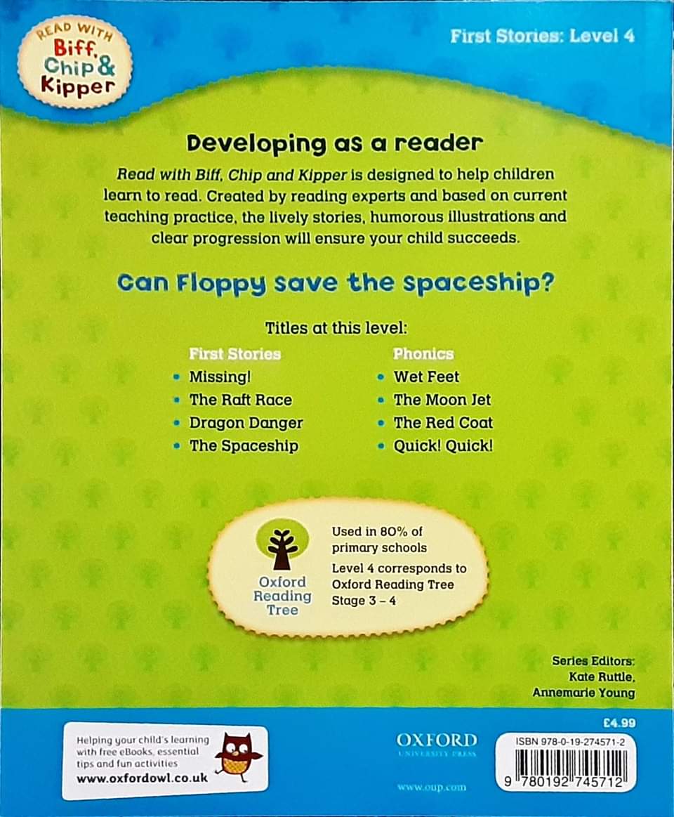 หนังสือนิทานปกอ่อน** 🍅🍓Read with Biff,Chip&Kipper:The Spaceship First Stories level 4