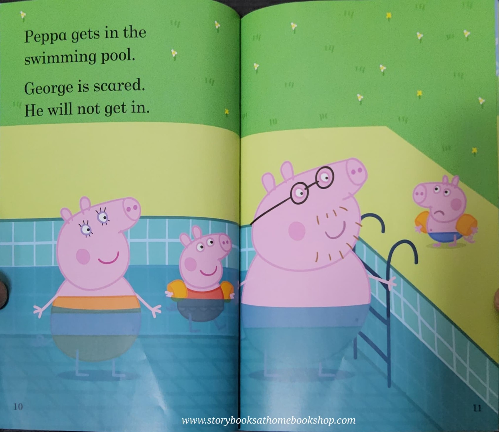 หนังสือนิทานปกอ่อน** 🍓🍓 READ IT YOURSELF LEVEL1:PEPPA PIG GOING SWIMMING