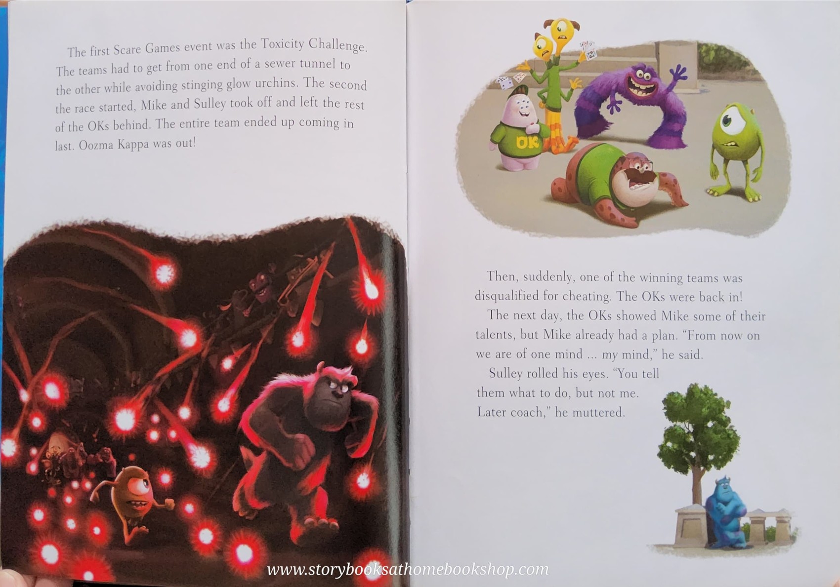 หนังสือนิทานปกแข็ง** 🍅🍅DISNEY PIXAR MONSTERS UNIVERSITY MAGICAL STORY