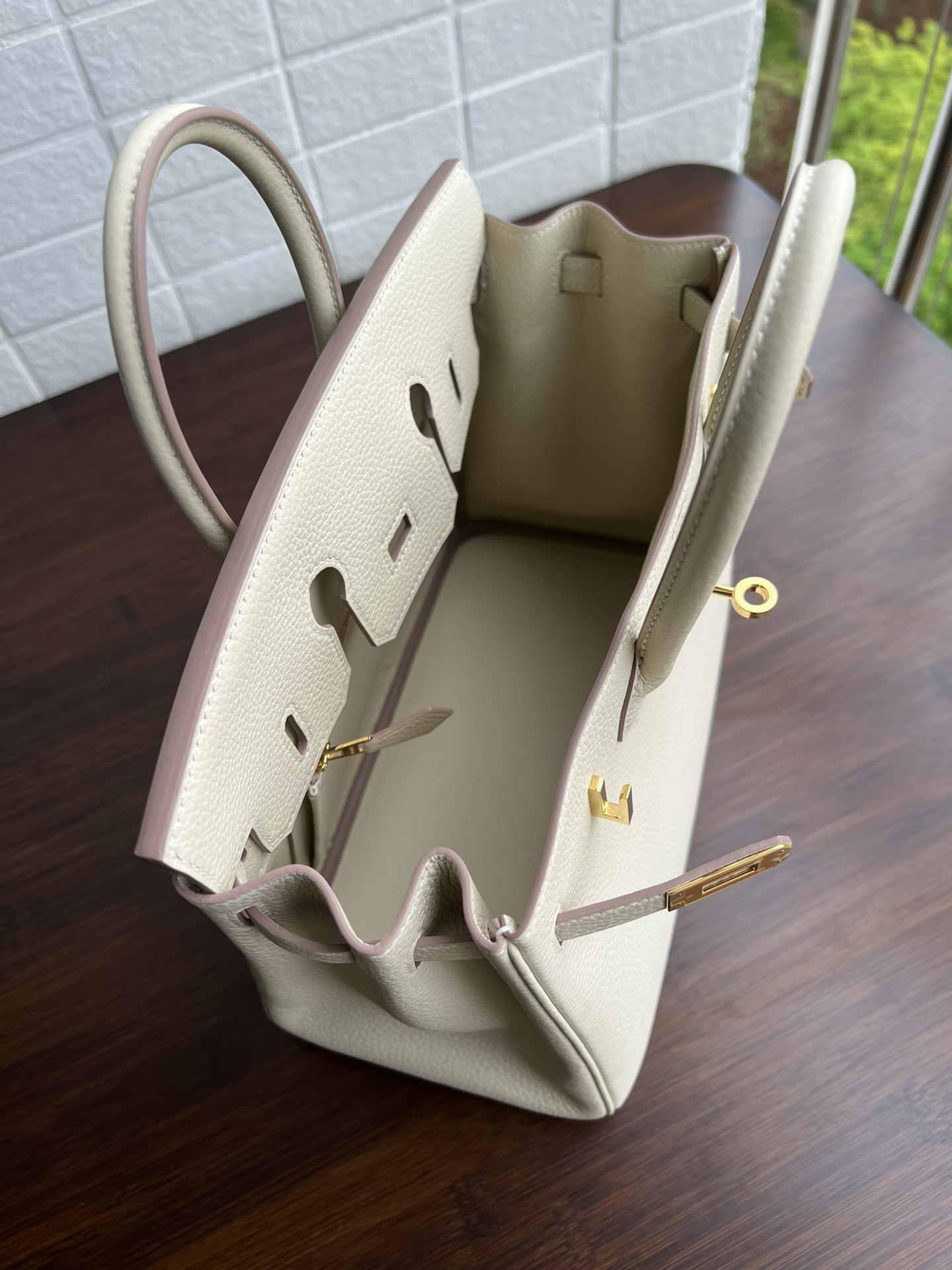 [Pre-order]Hermes Togo Birkin 25cm Craie หนัง original TOGO งาน full handmade 100% คุณภาพ VIP เกรดดีที่สุด