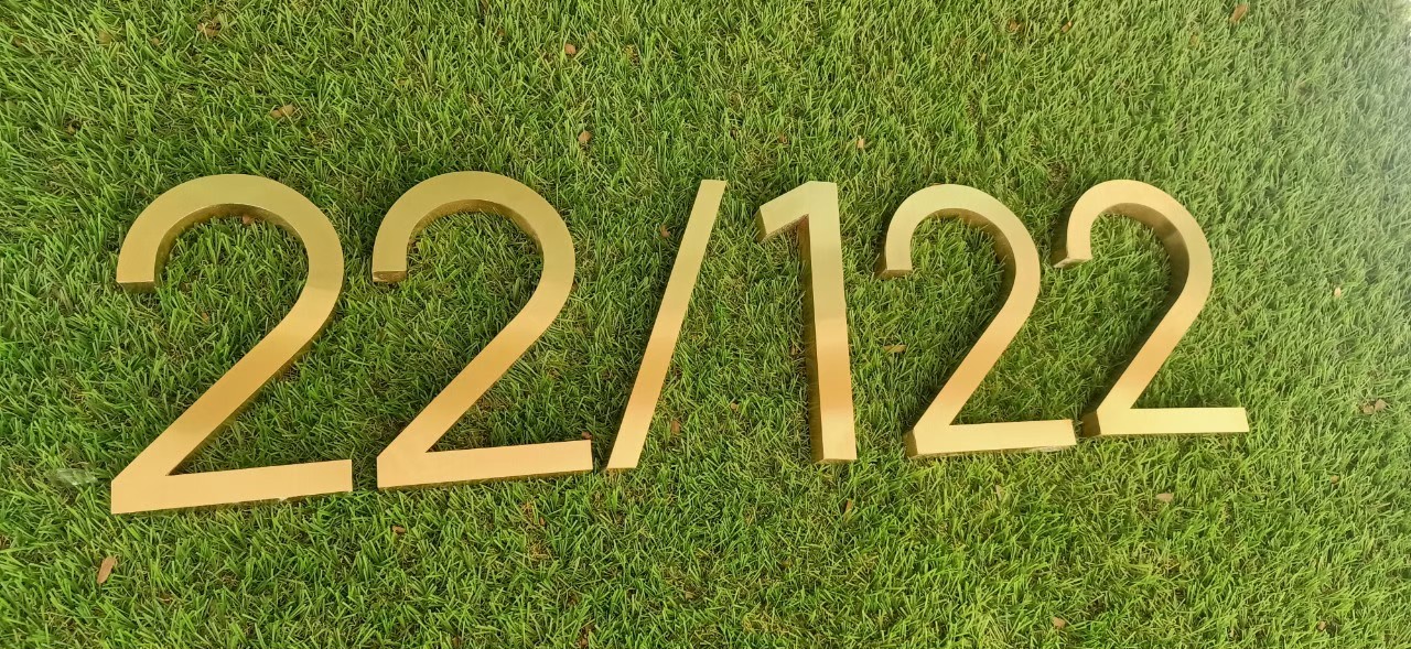 ป้ายตัวอักษร ป้ายบ้านเลขที่