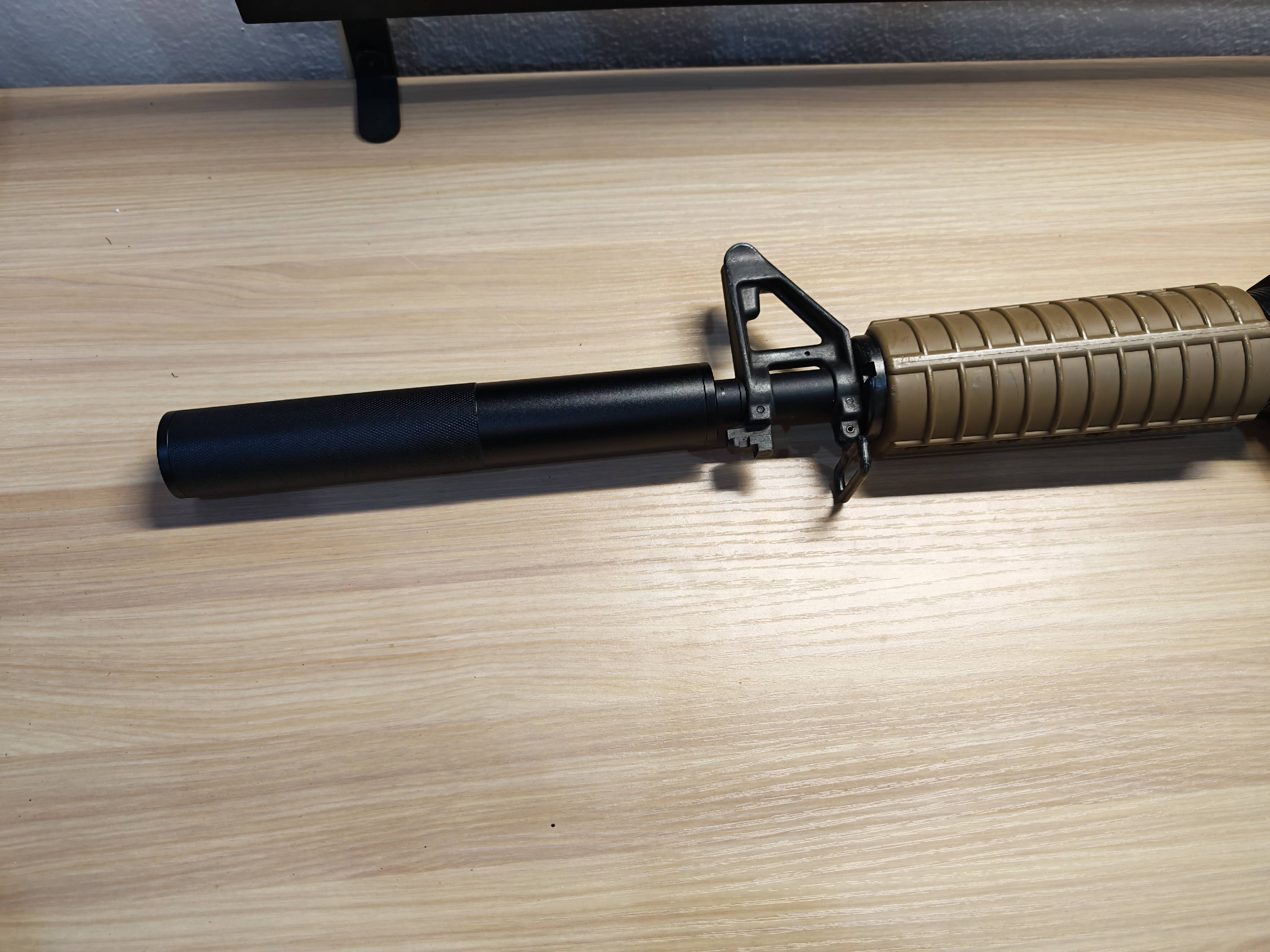 Tokyo Marui M933 Commando M4 + ที่เก็บเสียง AEG BB Gun บีบีกัน Airsoft Gun ปืนอัดลม ปืนยาวไฟฟ้า มือสอง