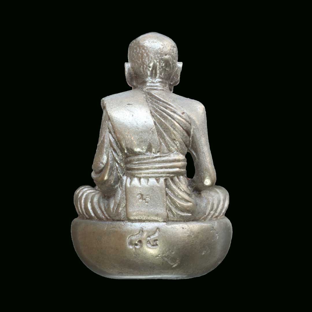 รูปหล่อเจริญพร หลวงพ่อเพี้ยน วัดเกริ่นกฐิน ปี54 เนื้ออัลปาก้า เลข 4399