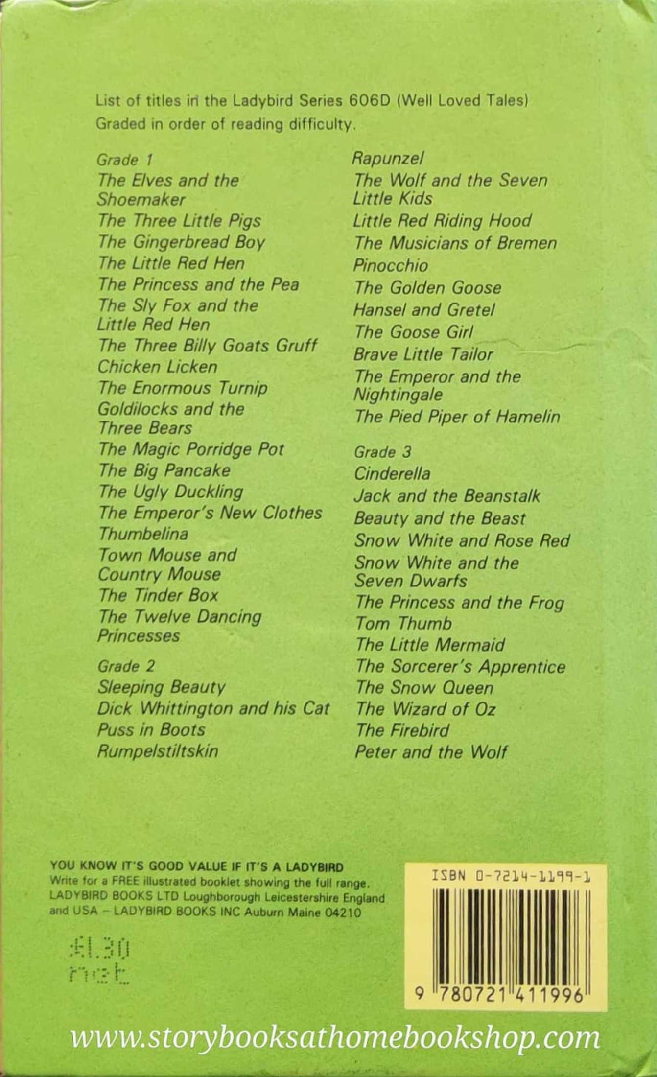 หนังสือนิทานปกแข็ง** ♥️WELL LOVED TALES:THE ELVES AND THE SHIEMAKER