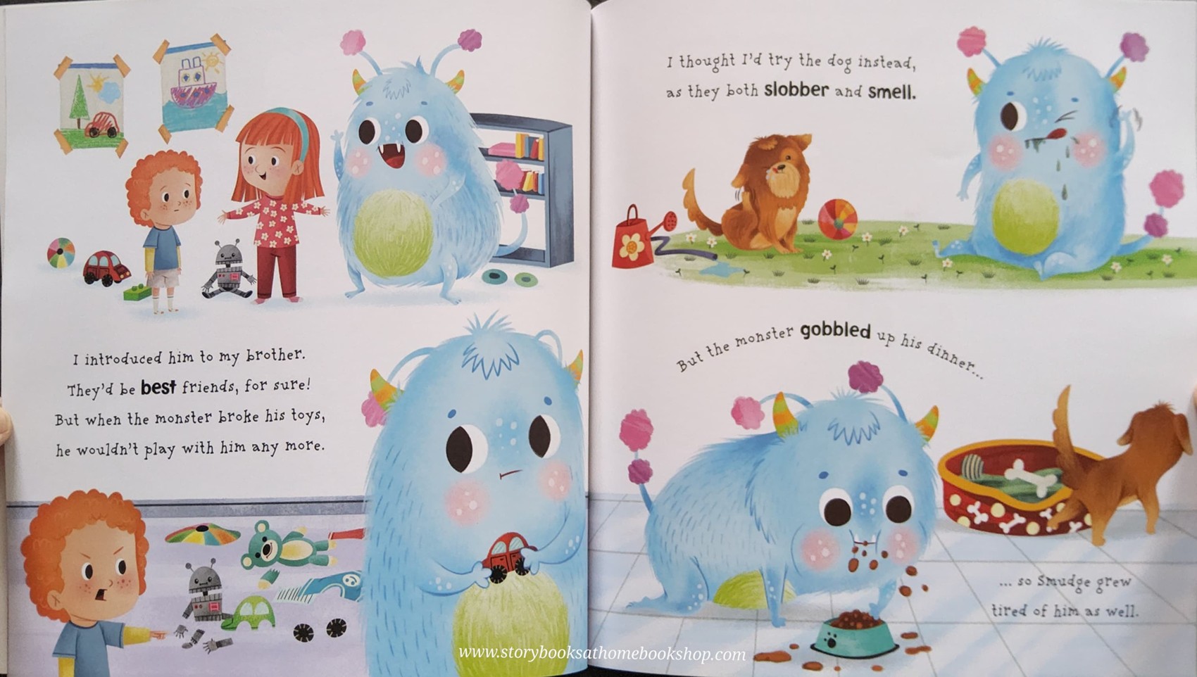 หนังสือนิทานปกอ่อน** 🍅🍓THE DAY I MET A MONSTER