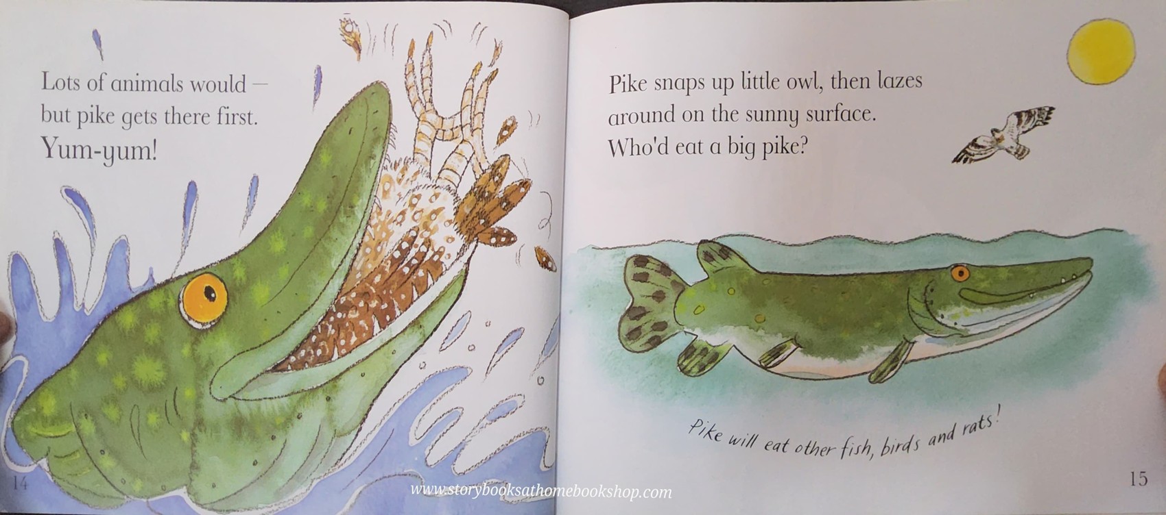 หนังสือนิทานปกอ่อน** 🍅🍅WONDERWISE YUM YUM! A BOOK ABOUT FOOD CHAINS