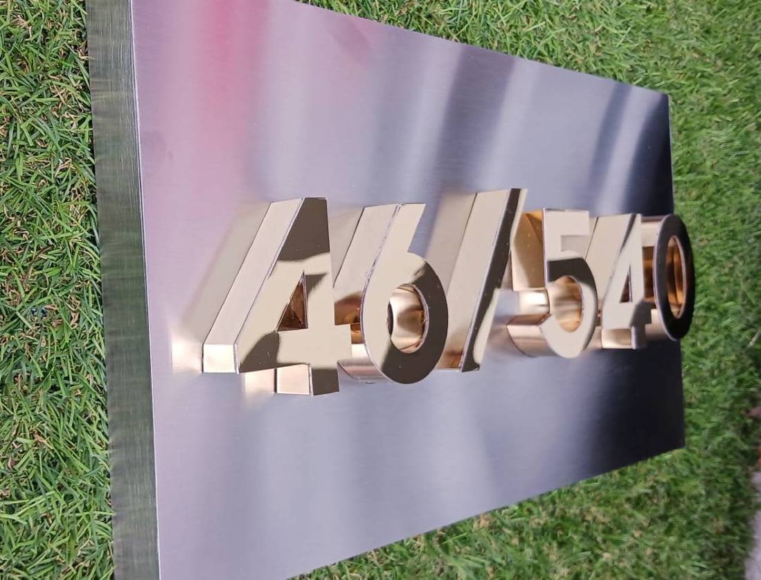 ป้ายบ้านเลขที่ รับทำป้ายโลหะทุกชนิด