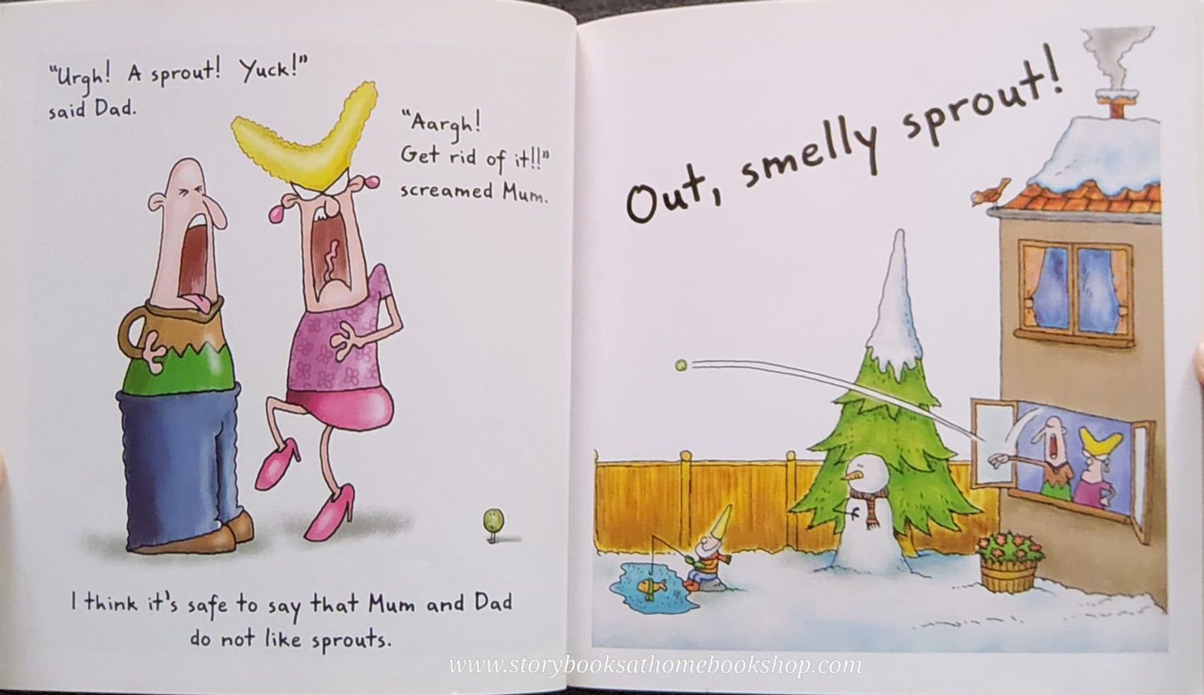 หนังสือนิทานปกอ่อน ** 🍓🍓THE SMELLY SPROUT BY ALLAN PLDERLEITH