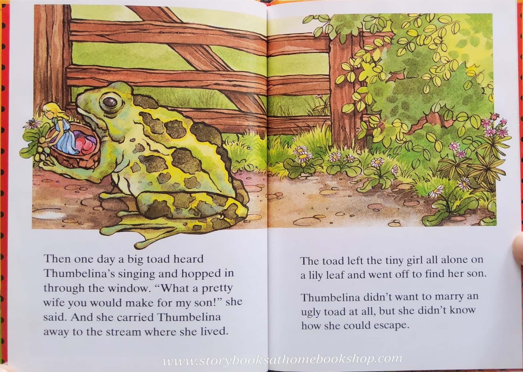 หนังสือนิทานปกแข็ง ** ♥️♥️FAVOURITE TALES THUMBELINA