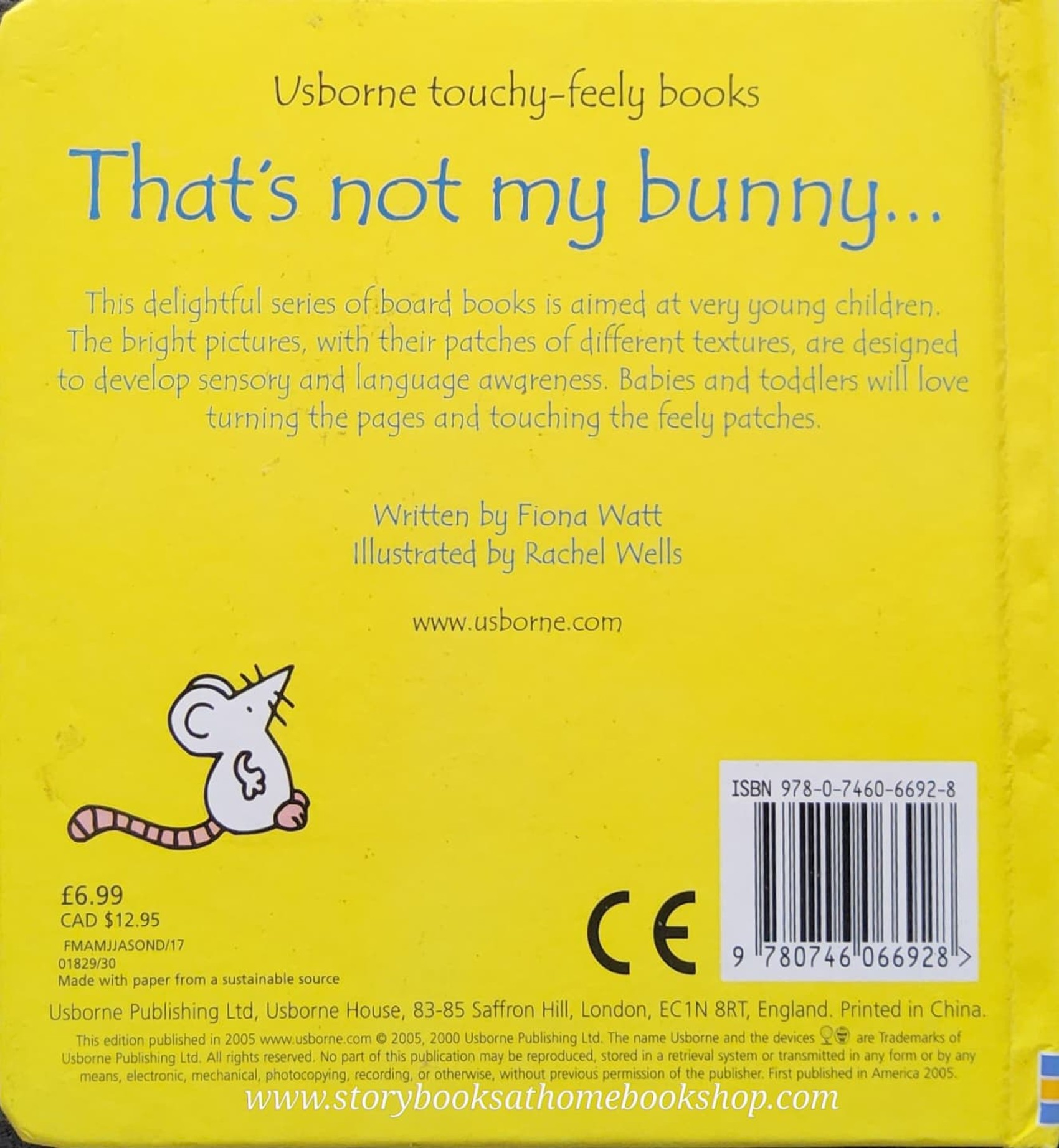 Touch and Feel BOARD BOOK** 🍅🍓That's not my BUNNY.