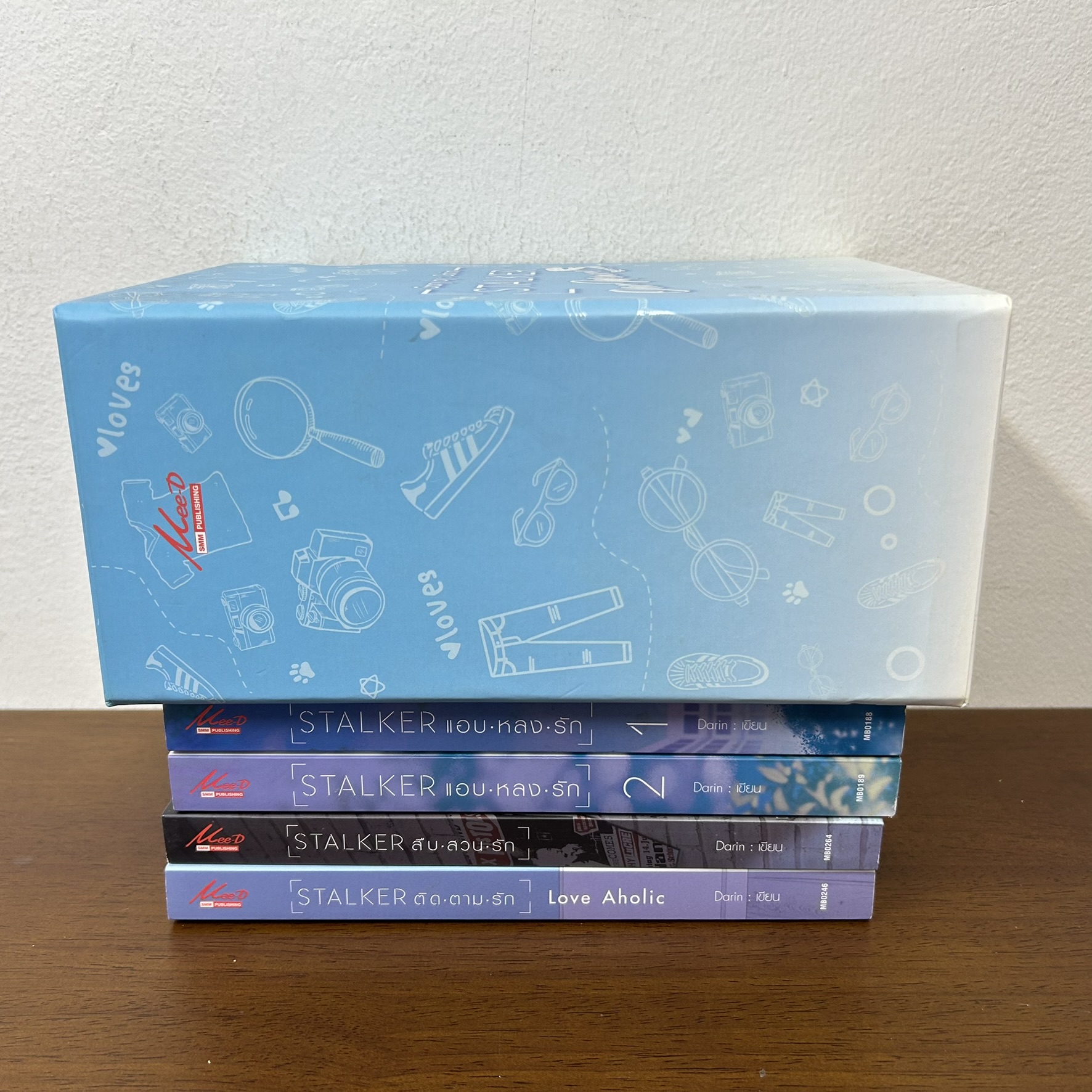 [YAOI] BOXSET STALKER แอบหลงรัก/สืบสวนรัก/ติดตามรัก 4 เล่มจบ ครบชุด ... Darin (มือสอง) นิยายวาย