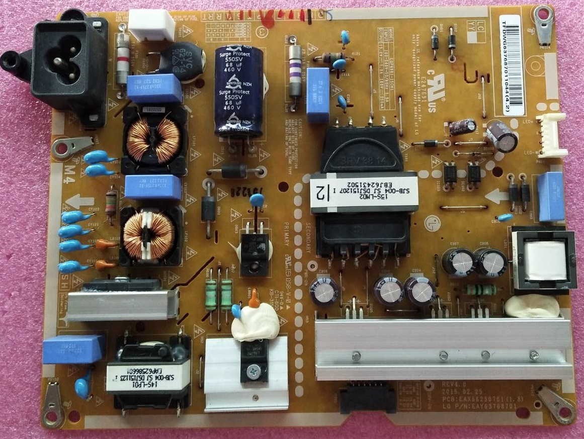 ซับพลายทีวี แอลจี LG ของแท้ถอดจากเครื่อง 49LF540T 49LF590T 49LX310C พาร์ท EAY63768701 EAX66230701