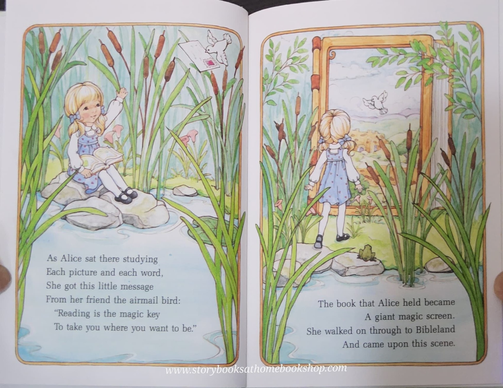 หนังสือนิทานปกแข็ง** 🍅🍓AN LICE IN BIBLELAND STORYBOOK:THE STORY OF BABY MOSES
