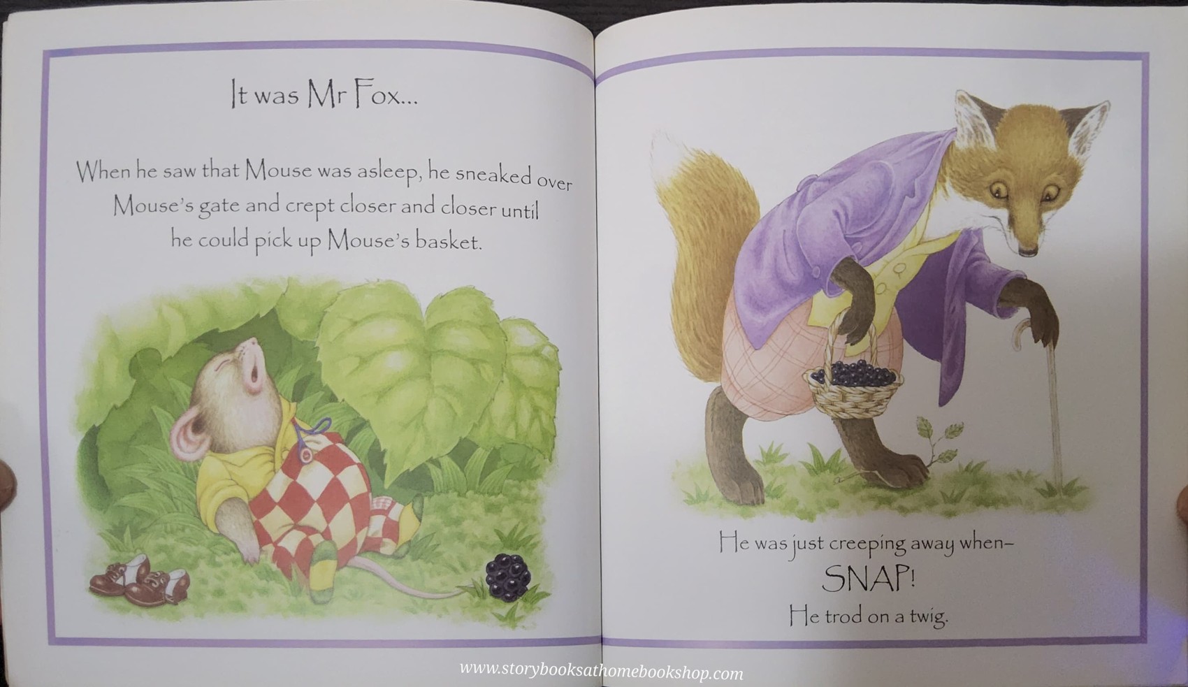 หนังสือนิทานปกอ่อน ** 🍅🍓THE BLACKBERRY MOUSE