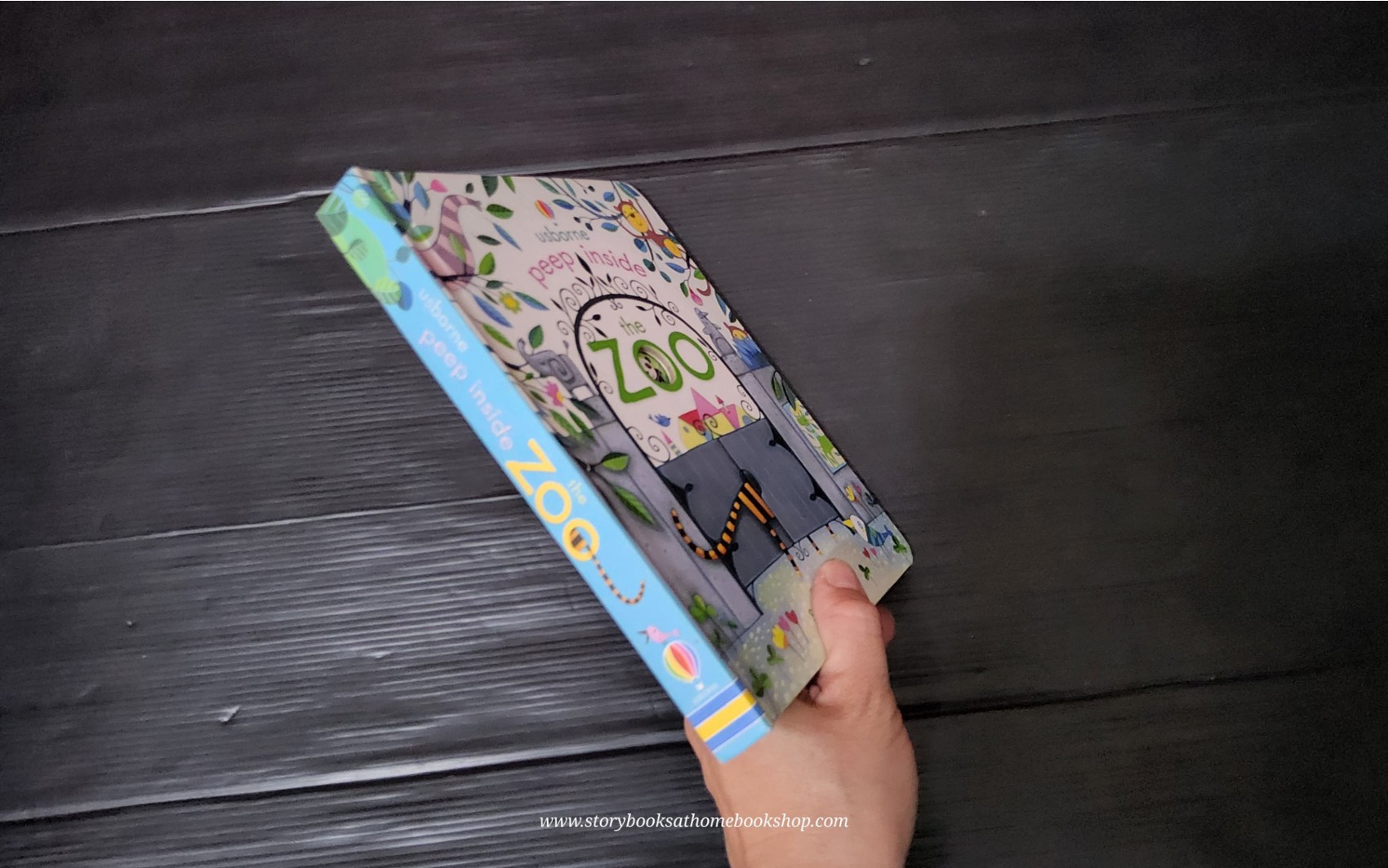 PEEP BOARD BOOK** ♥️USBORNE PEEP INSIDE THE ZOO
