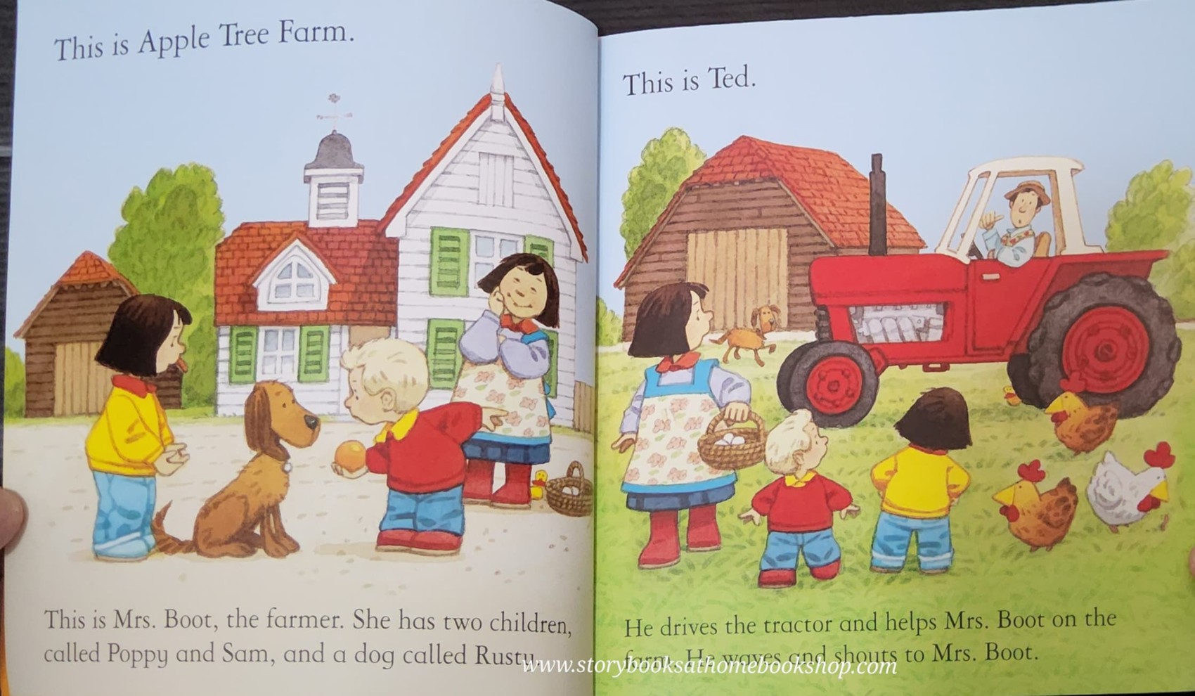 หนังสือนิทานปกอ่อน** 🍅🍅USBORNE FARMYARD TALES: WOOLLY STOPS THE TRAIN
