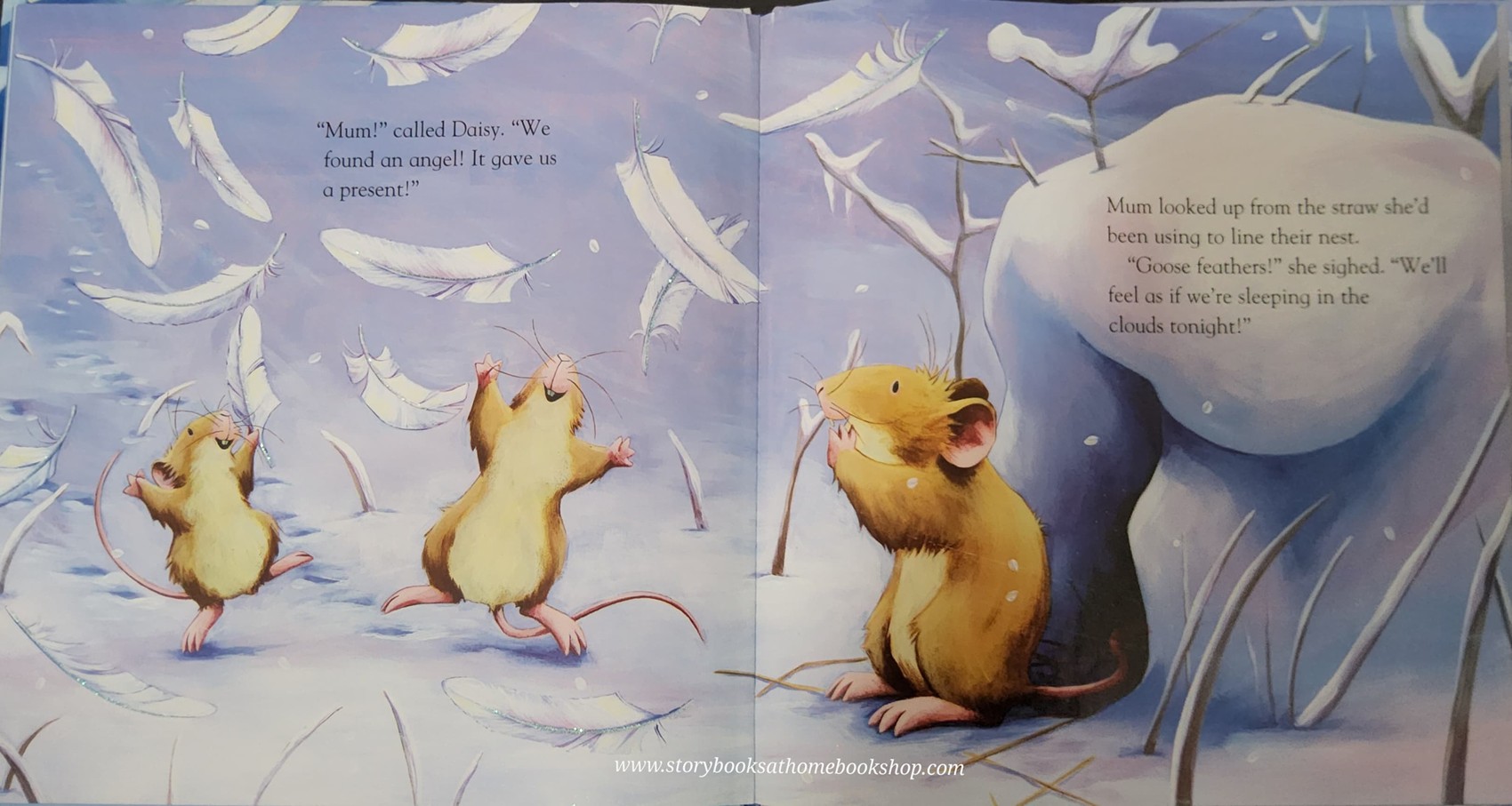 หนังสือนิทานปกแข็ง** ♥️♥️THE SNOW ANGEL BY CHRISTINE LEESON AND JANE CHAPMAN