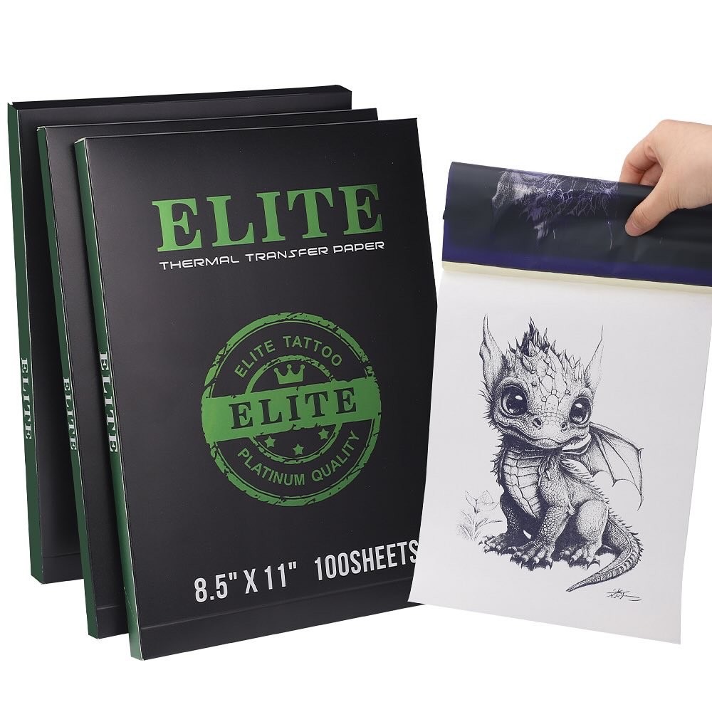 กระดาษลอกลาย Elite 8.5x11 บรรจุ 100 แผ่น