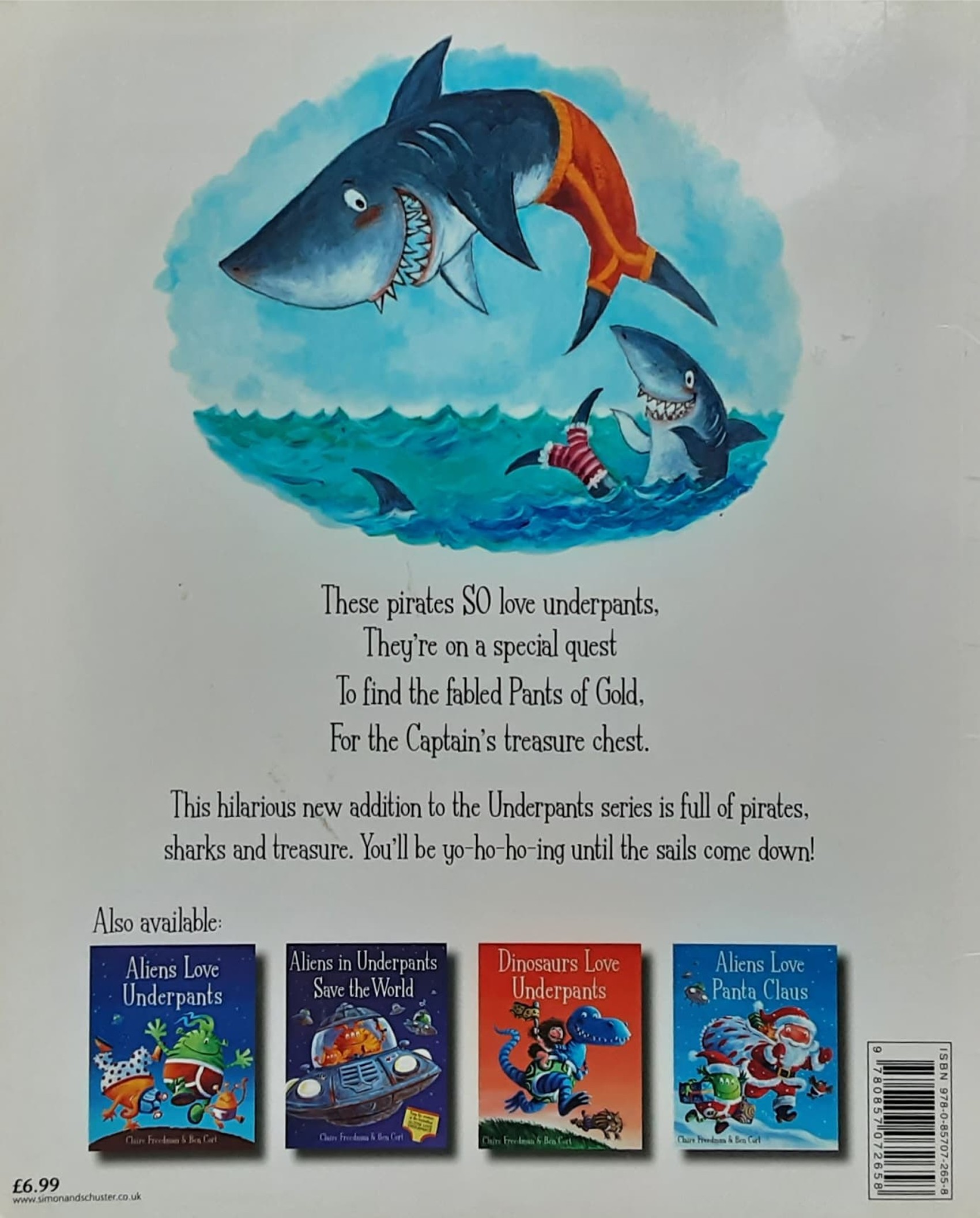 หนังสือนิทานเด็ก ภาษาอังกฤษ ปกอ่อน 🍅🍓Pirates Love Underpants/Used สถาพ 80-90%