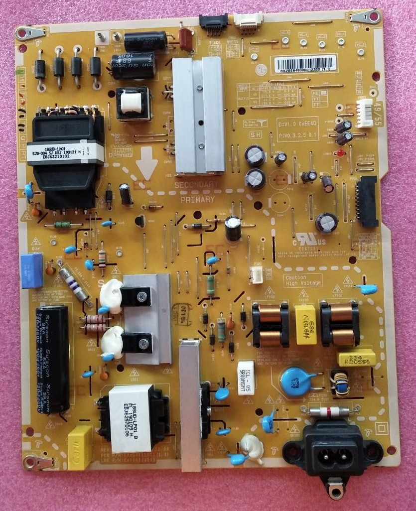 POWER SUPPLY ซับพลาย LG(แอลจี)มือสองพร้อมใช้งาน ใช้กับรุ่น 55SK8000PTA 55UK7500PTA พาร์ท EAY64808601 EAX67645501