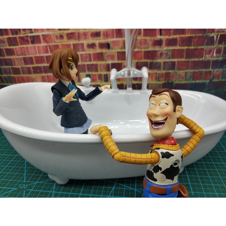 อ่างอาบน้ำ ประกอบฉาก ฟิกเกอร์ ฟิกม่า shf โมเดล 1/12 Bathtub furniture scene prop 6inch Figma Figure Model