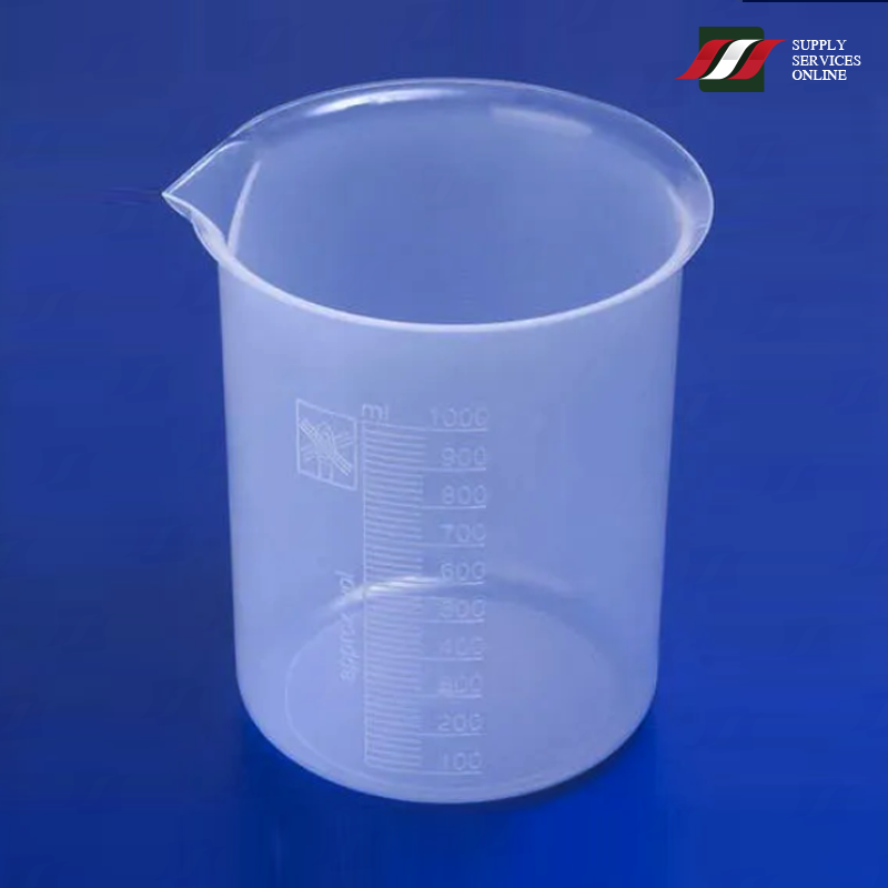 บีกเกอร์พลาสติก, GRADUATED BEAKERS Low Form, PP