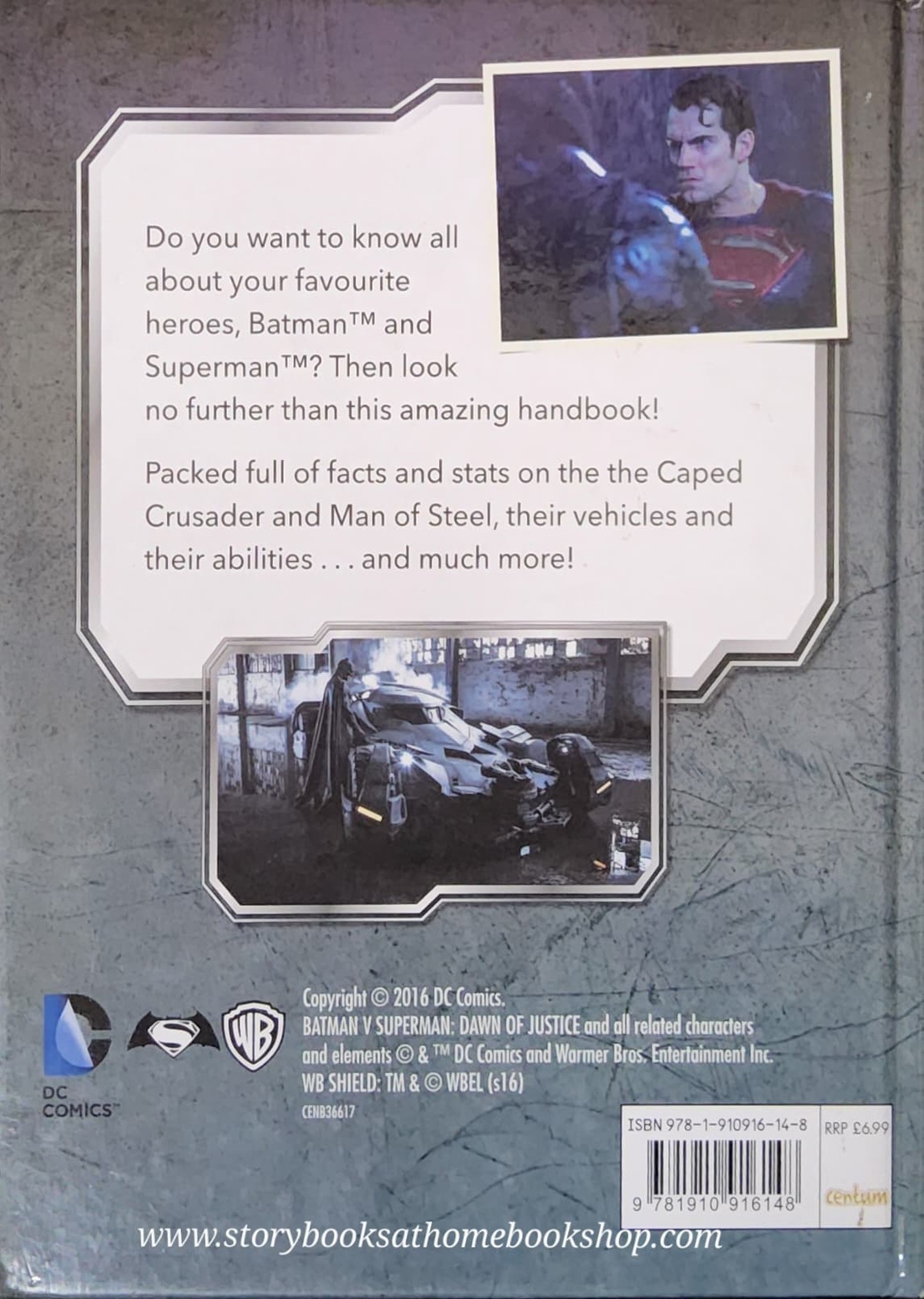 หนังสือนิทานปกแข็ง* 🍓🍓BATMAN vs SUPERMAN DAWN OF JUSTICE HANDBOOK