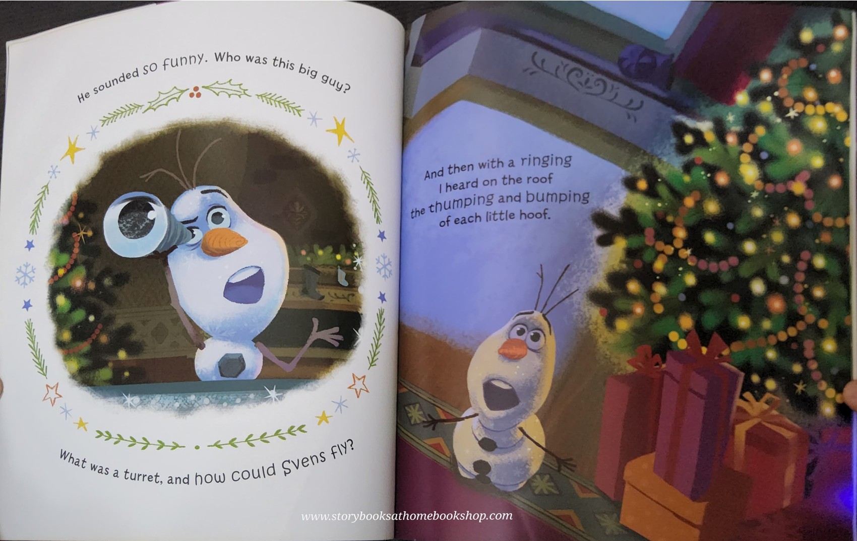 หนังสือนิทานปกอ่อน** 🍅🍓DISNEY FROZEN OLAF'S NIGHT BEFORE CHRISTMAS