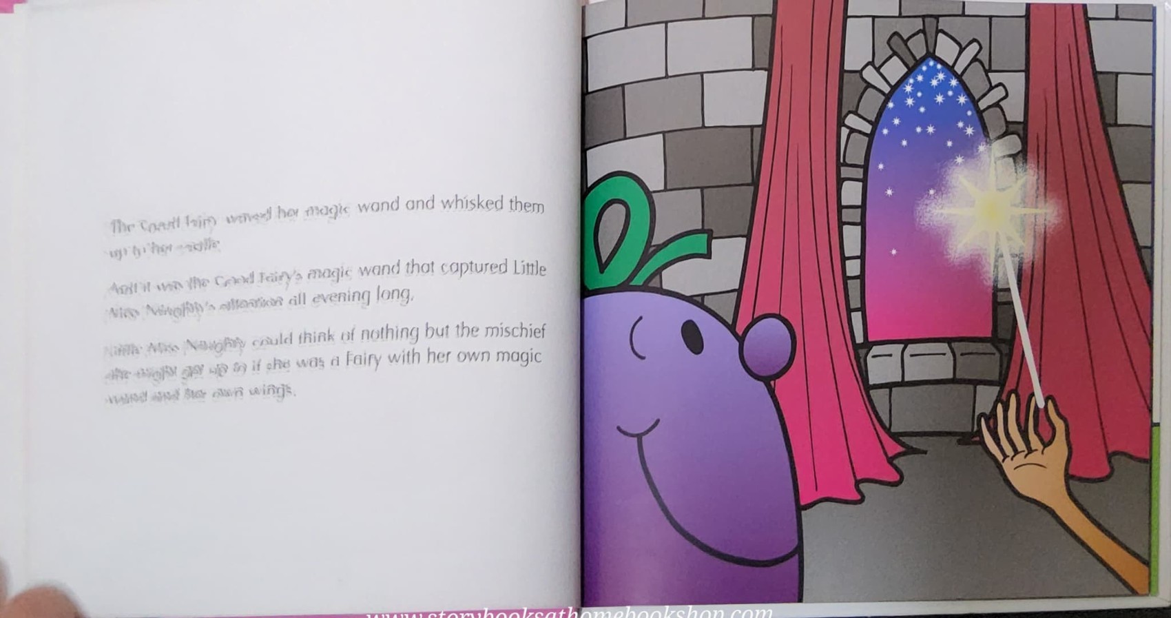 หนังสือนิทานปกแข็ง** 🍅🍓LITTLE MISS&MR.MEN👍 🍅🍅LITTLE MISS NAUGHTY AND THE GOOD FAIRY by Roger Hargreaues