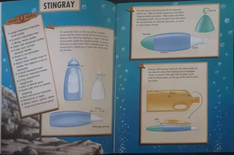 Activities Book** 🍅🍅 make your own STINGRAY models