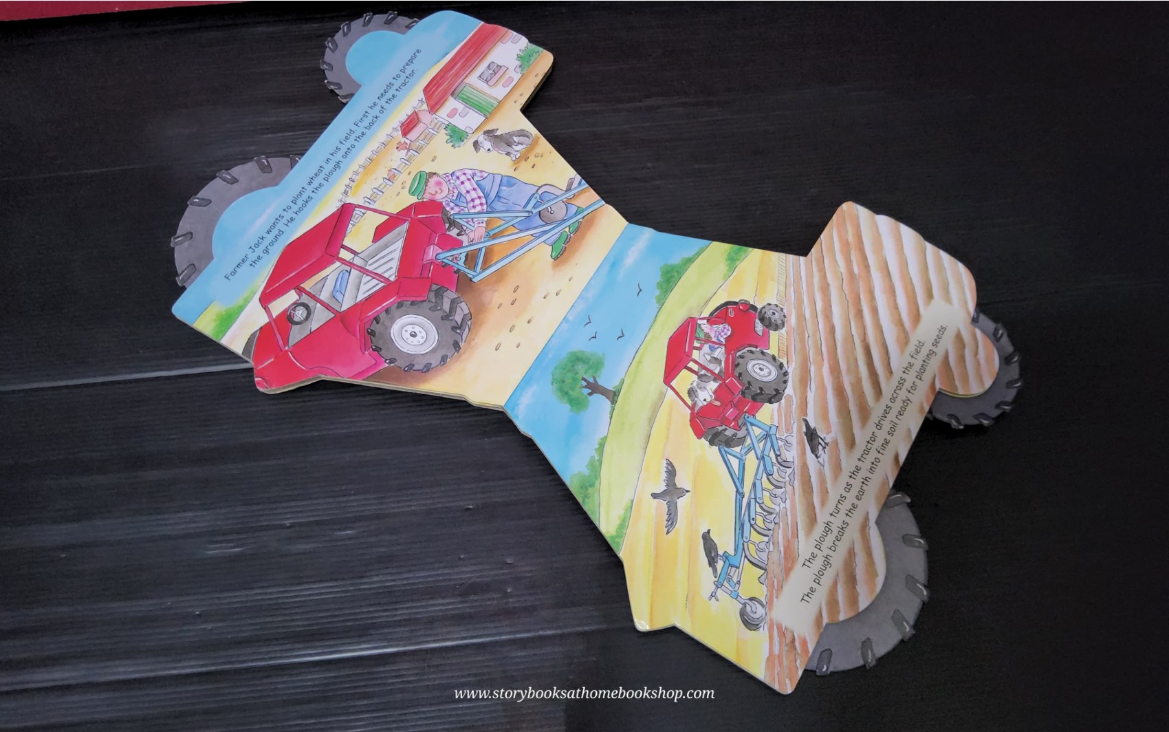 BOARD BOOK** 🍅🍅BUSY WHEELERS TRACTOR (ล้อรถหมุนได้นะคะ)