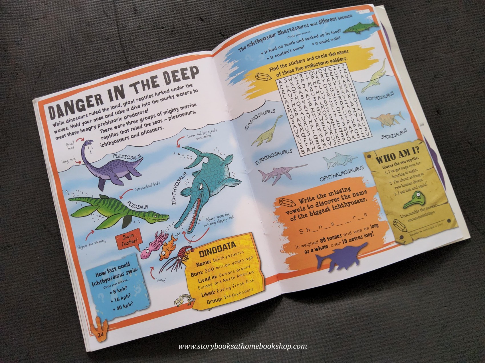 MODEL ACTIVITIES BOOK** ð
ð
AWESOME! DEADLY DINOS