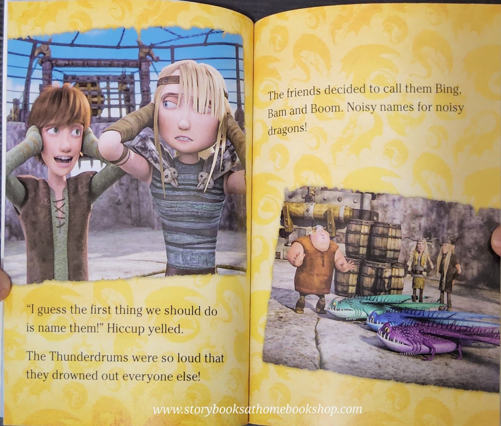 หนังสือนิทานปกอ่อน** 🍅🍓DREAMWORKS DRAGONS: HOW TO RAISE THREE DRAGONS