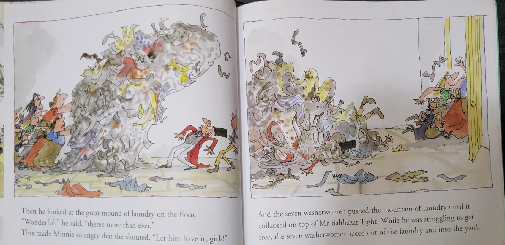 หนังสือนิทานปกอ่อน** 🍓🍓THE WILD WASHERWOMEN BY JOHN YEOMAN AND QUENTIN BLAKE