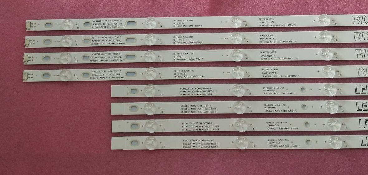 หลอดแอลอีดีแบล็คไลท์ (LED BLACK LIGHT) LG หลอดใหม่โรงงาน ใช้ได้กับรุ่น49UK6320PTE.ATMLLJD 49UK6200PTA.ATMWLJD 49UM7290PTD.ATMYLJD 49UM7300PTA.ATMYLJD 49UN7200PTF.ATMWLJD 49UT640S0TA.ATMYLJD 49UT660H0TA.ATMYLJD 49UU640C-TB.ATMWLJD 49UU660H-TB.ATMWLJD