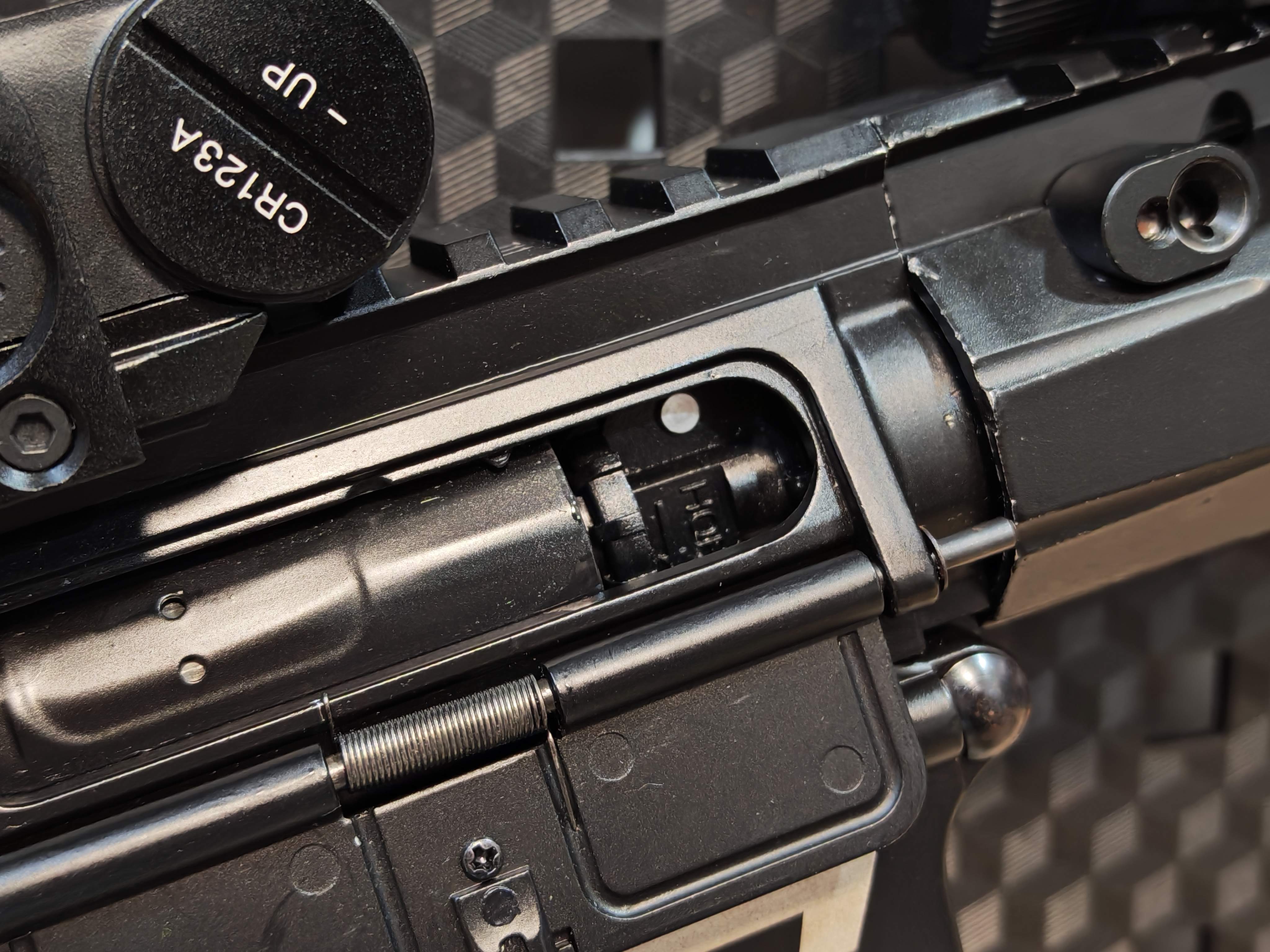 E&C 855 S2 John Wick2 TTI TR-1 M-Lok 13 บอดี้โลหะ พร้อมดอท PEQ AEG BB Gun บีบีกัน Airsoft Gun ปืนอัดลม ปืนยาวไฟฟ้า มือสอง