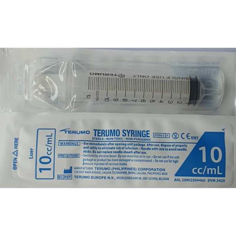 syringe 10 ml ไซริ้งค์ 10 ซีซี ล้างจมูก ป้อนยา ป้อนอาหาร terumo nipro ของแท้ ราคาต่อชิ้น