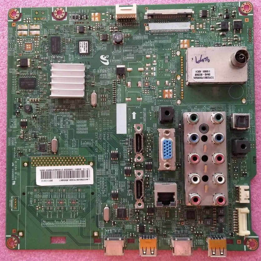 เมนบอร์ดทีวีซัมซุง Samsung ของแท้มือสองถอดจากเครื่อง รุ่น LA40D550K7R LA40D551K8 LA46D550K7R พาร์ทBN94-04582K BN94-04596A BN94-04595A BN94-05474F BN94-05474K