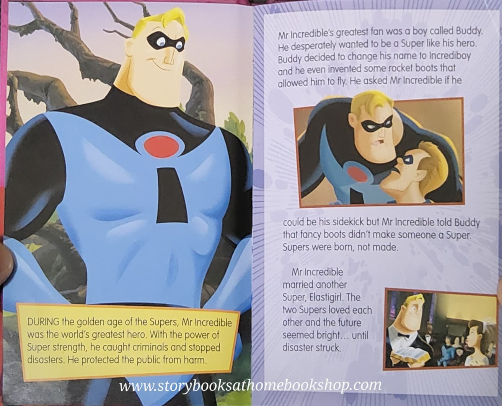 หนังสือนิทานปกแข็ง** 🍅🍓DISNEY PIXAR:THE INCREDIBLES