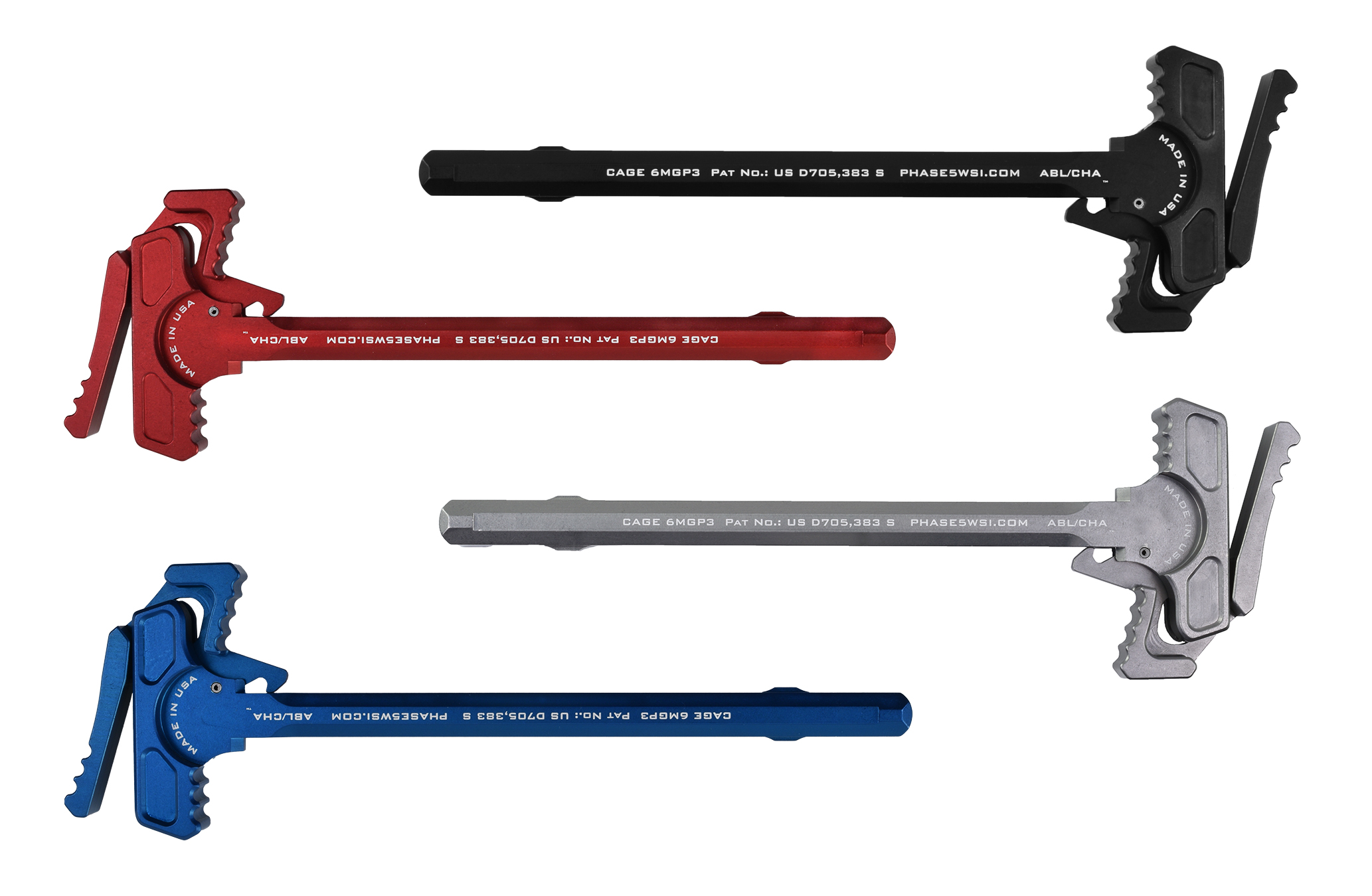 PHASE 5™ - (ABL/CHA) AMBI BATTLE LATCH CHARGING HANDLE ASSEMBLY (สี BLUE)