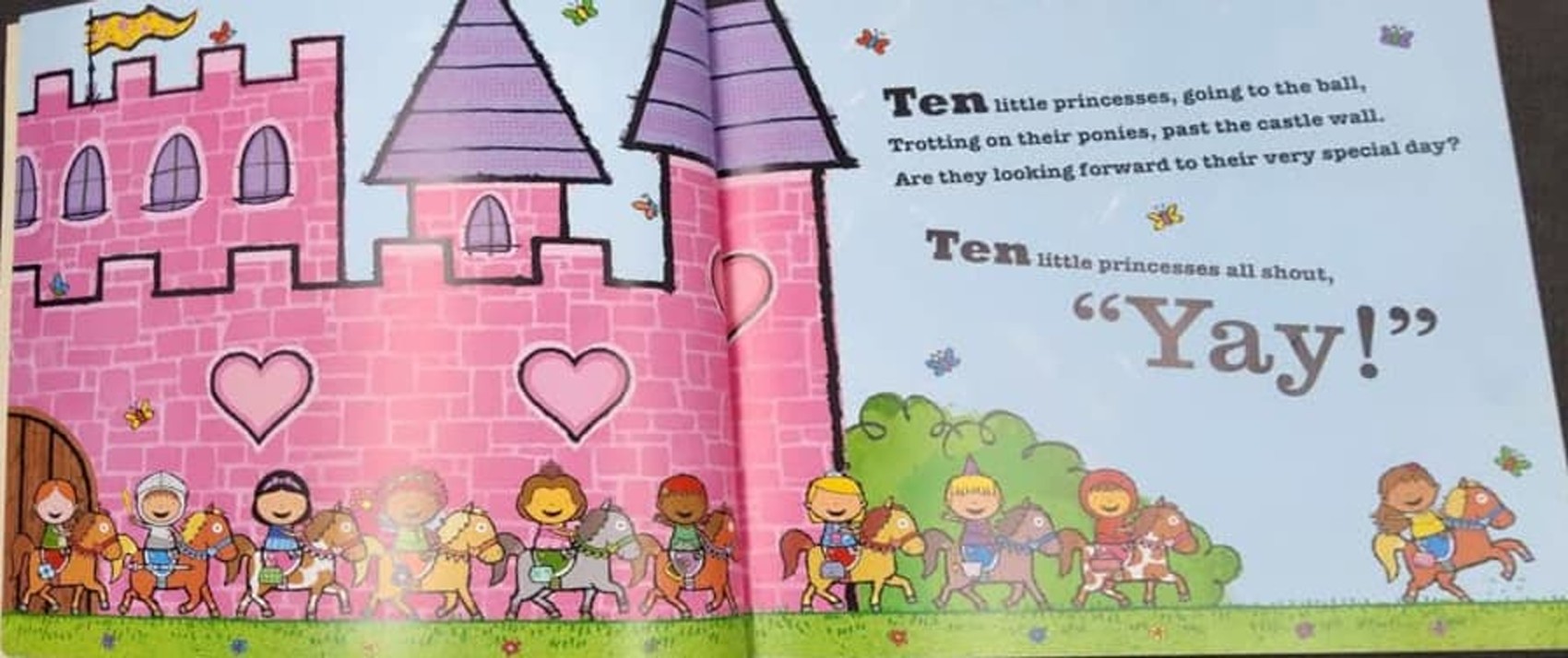 หนังสือนิทานปกอ่อน ** 🍅🍓TEN LITTLE PRINCESS MY MIKE BROWNLOW.SIMON RICKERTY