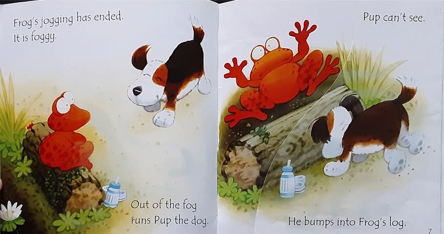 หนังสือนิทานปกอ่อน** 🍅🍓PHONICS READERS:FROG ON THE LOG