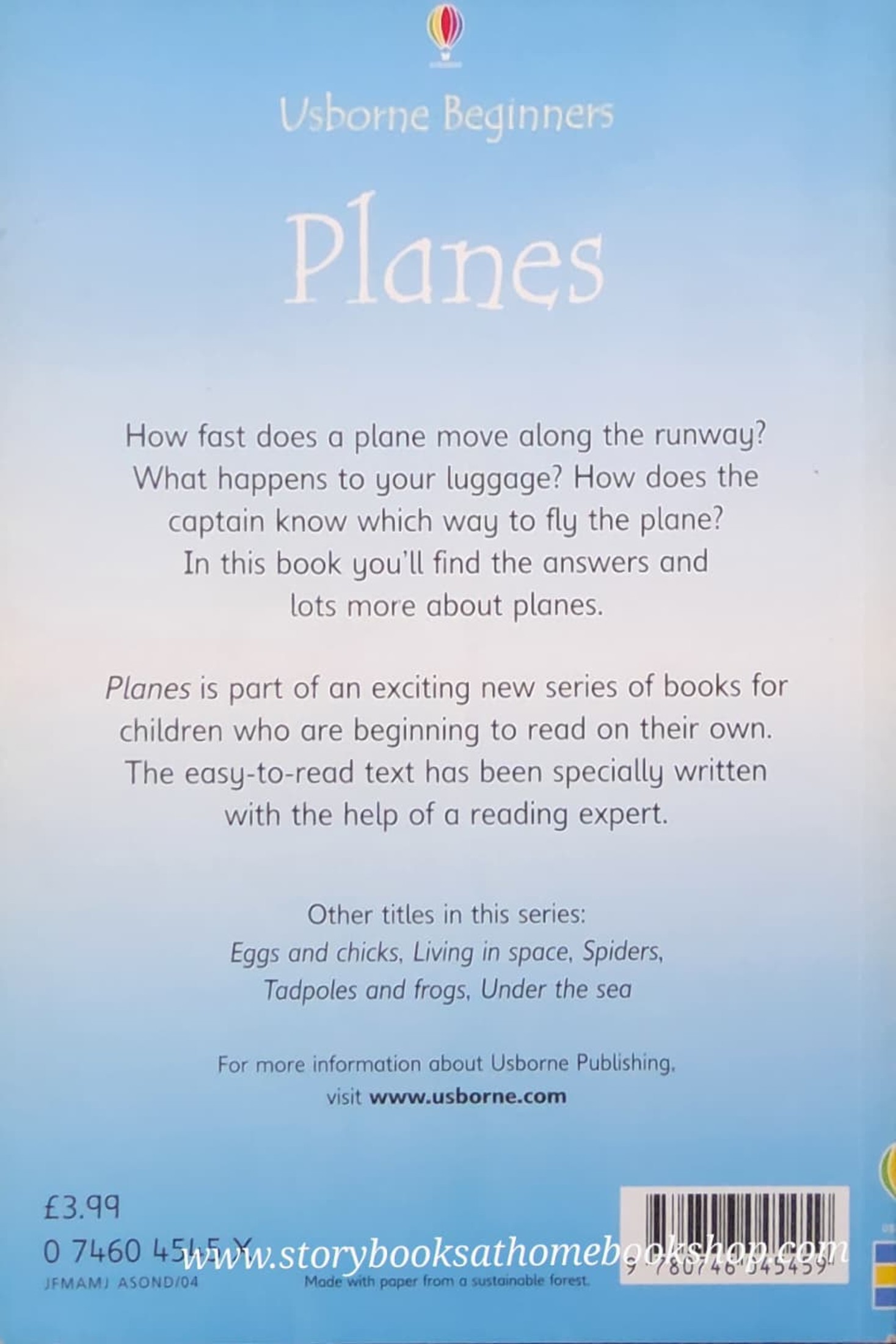 KNOWLEDGE BOOK** ð
ðUSBORNE BEGINNIERS:PLANES