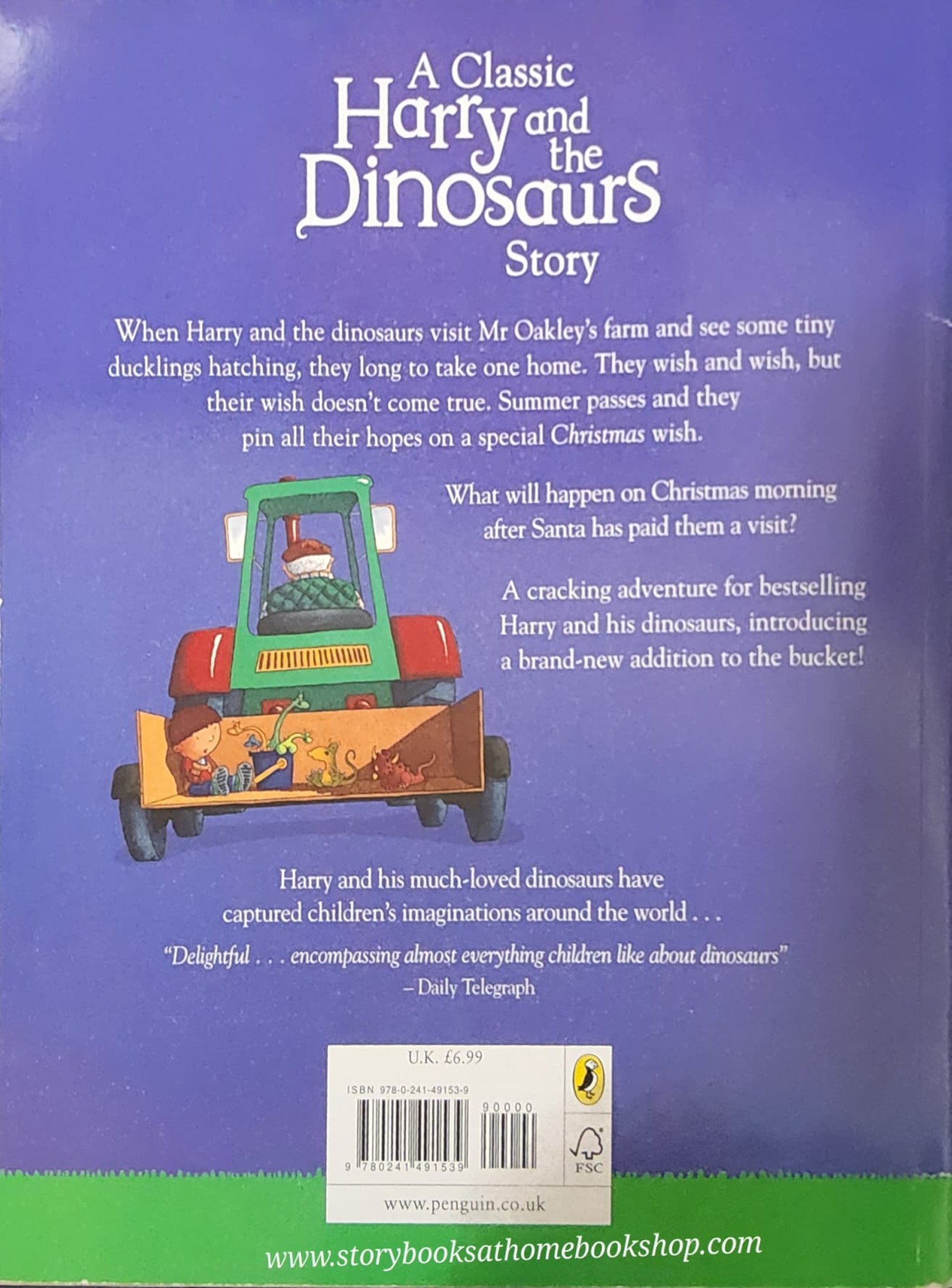 หนังสือนิทานปกอ่อน** 🍅🍓Harry and the Dinosaurs make a Christmas Wish