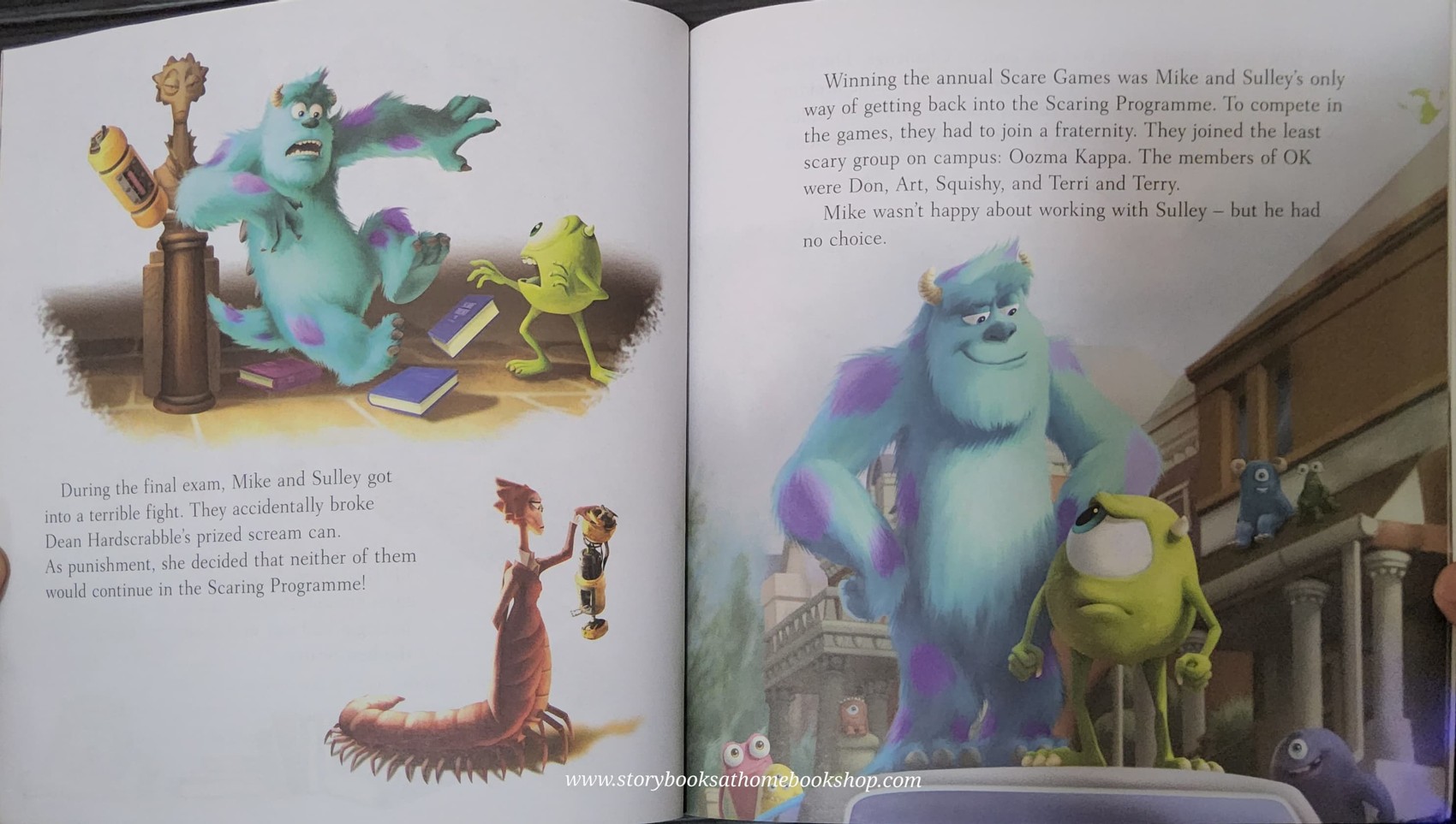 หนังสือนิทานปกอ่อน MONSTER UNIVERSITY
