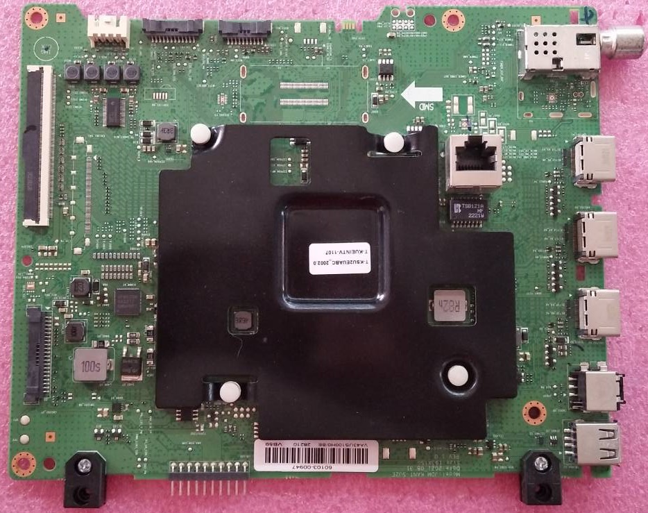 เมนบอร์ดทีวีซัมซุง Samsung ของแท้มือสองพร้อมใช้งาน ใช้ได้กับรุ่นUA43AU7002KXXTพาร์ท BN81-22260A 60103-00947 (ไอซีใหญ่ (เวอร์ชั่น BA01)