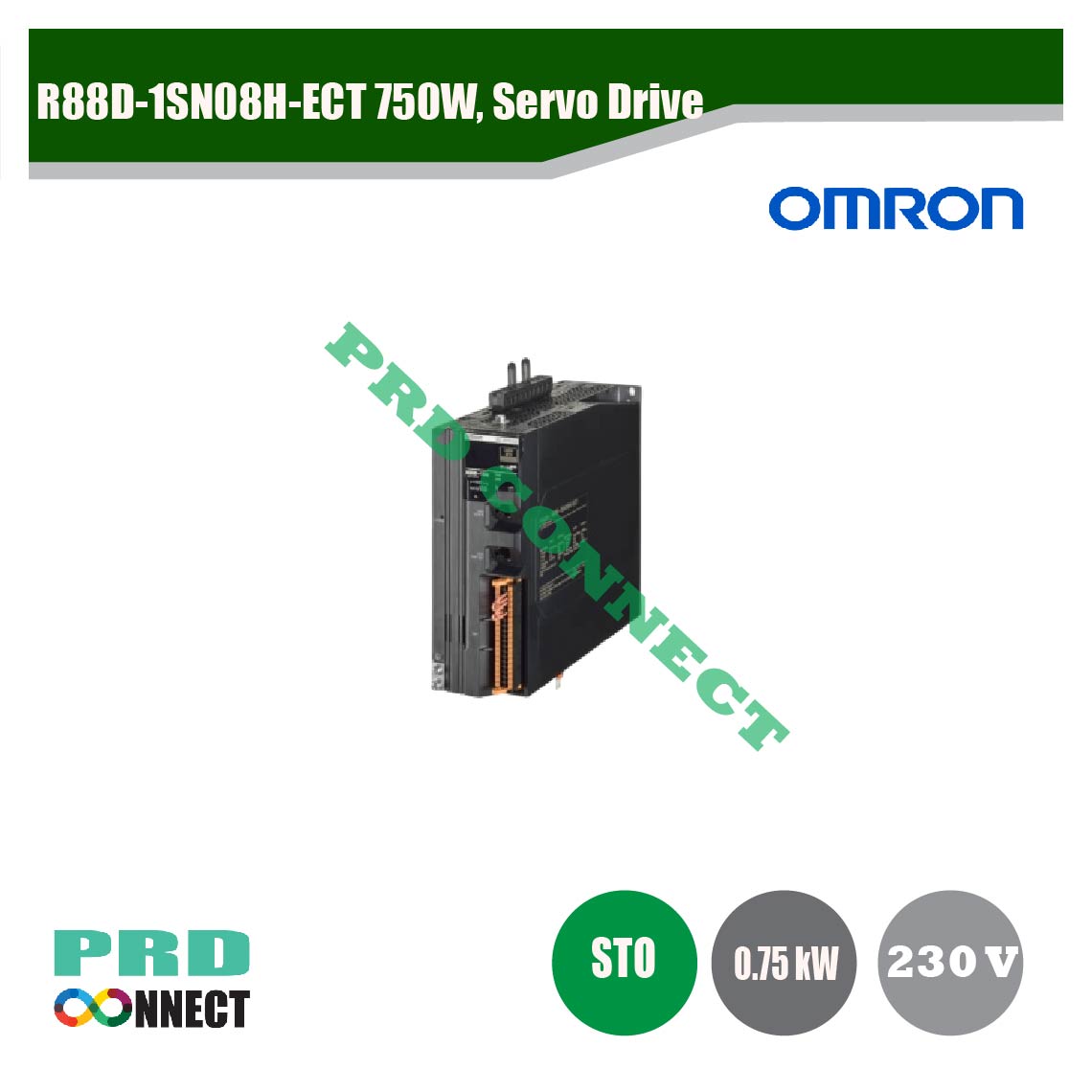 R88D-1SN08H-ECT 750W, OMRON SERVO DRIVE