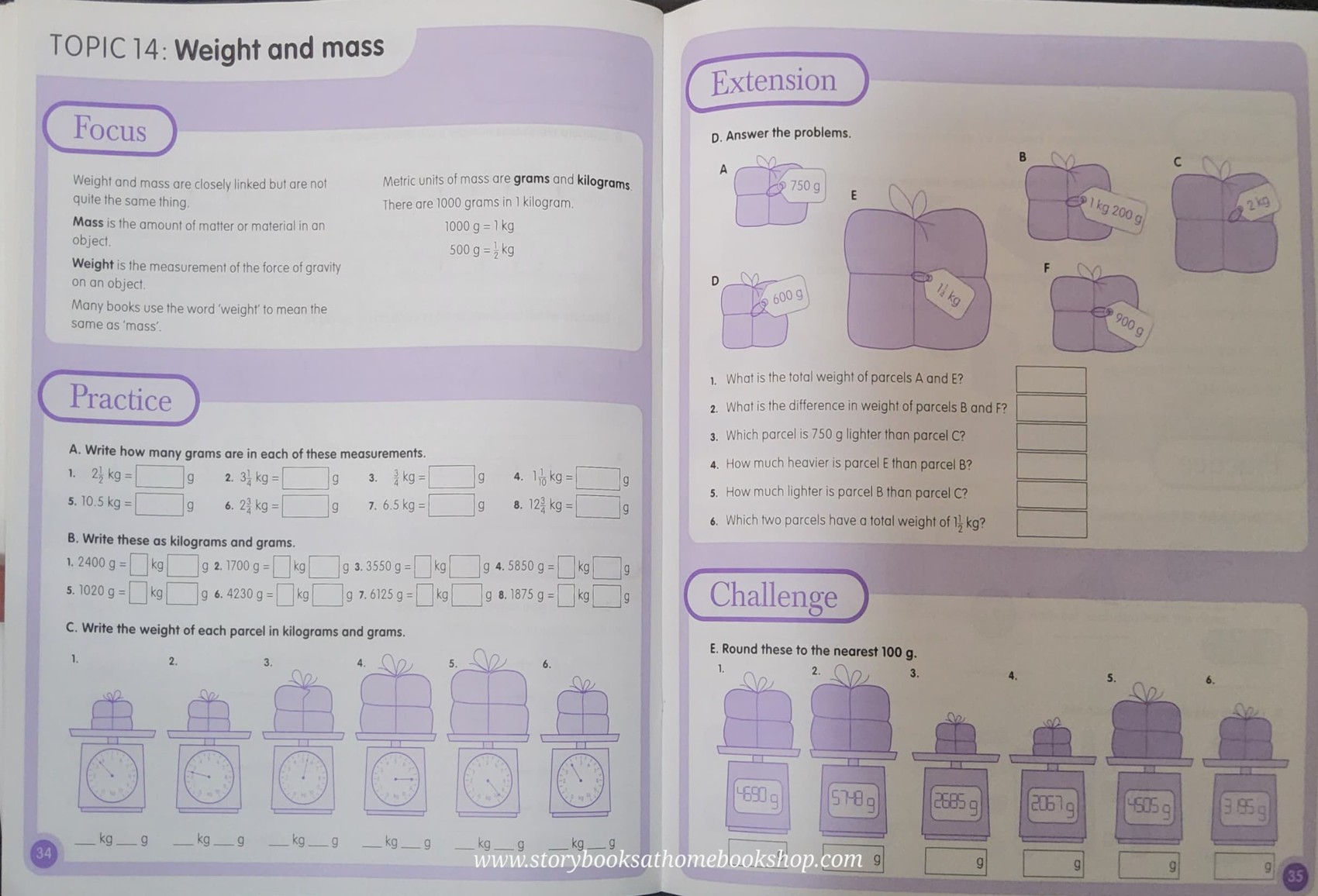 ** PRACTICE BOOK ** ð
ð
FOCUS ON MATHS FOR AGE 8-9